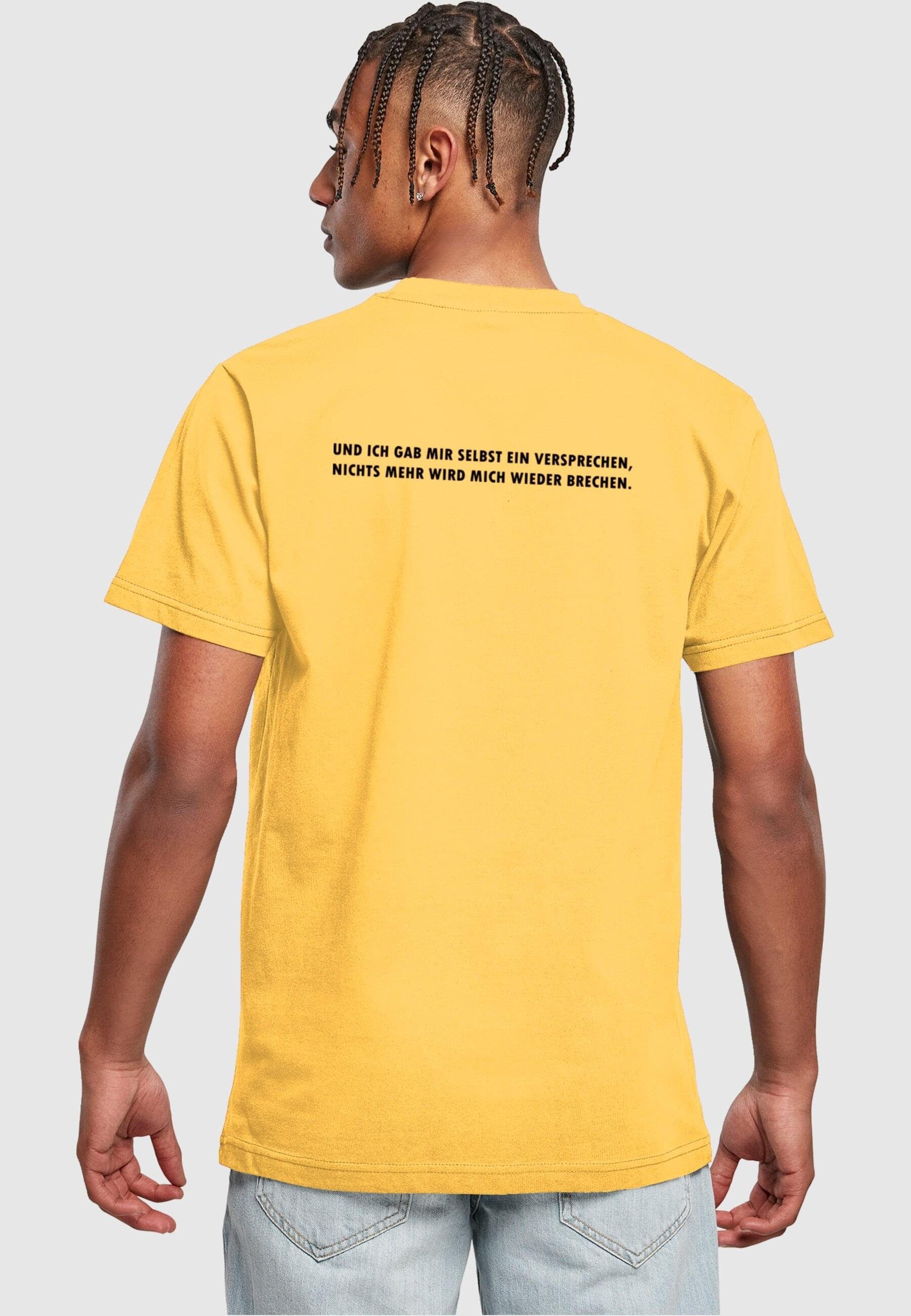 T-Shirt Merchcode T-Shirt Neck taxiyellow Herren (1-tlg) Round Stabil