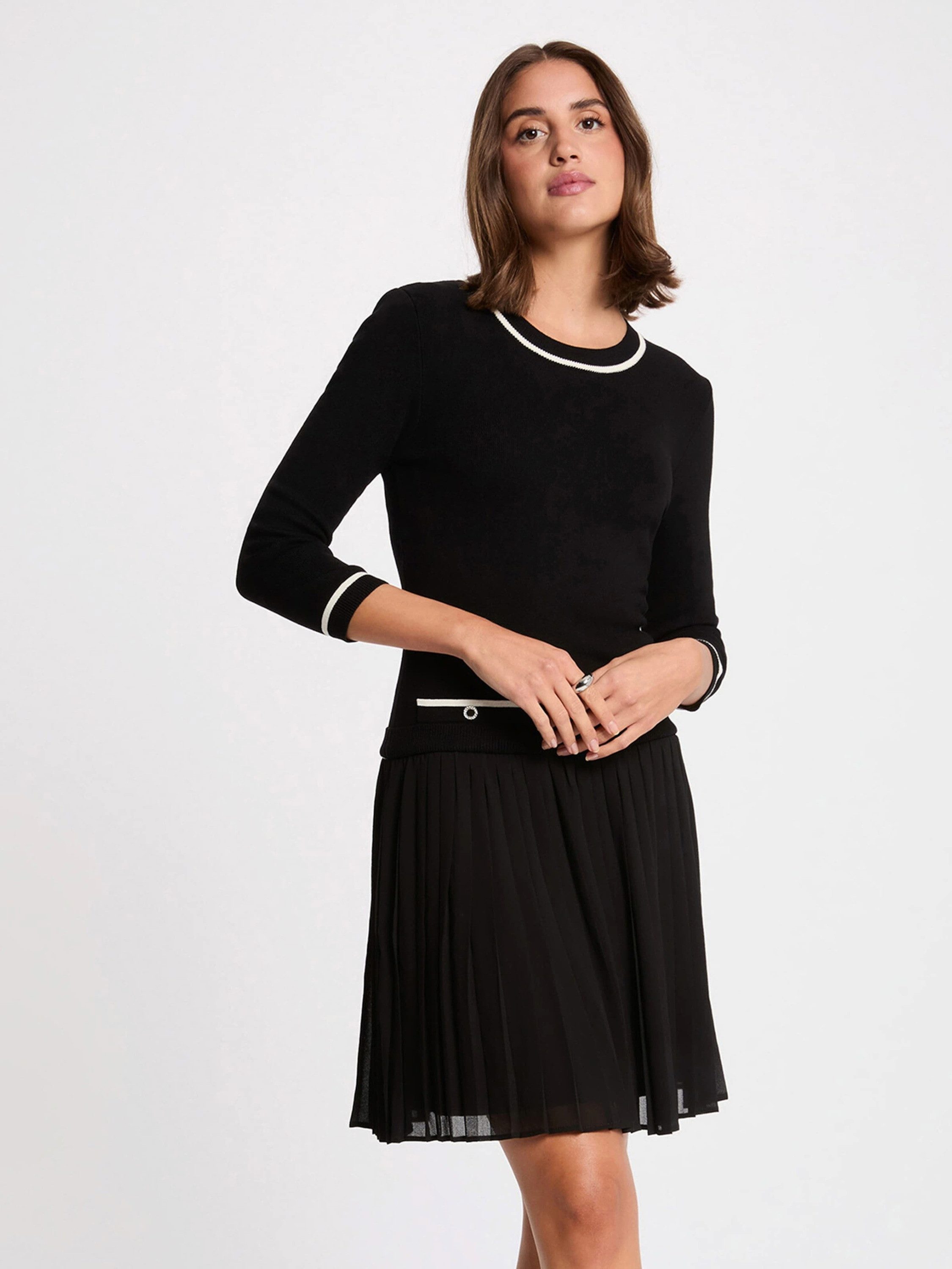 MORGAN Midikleid 261-RNISSA (1-tlg) Plissee
