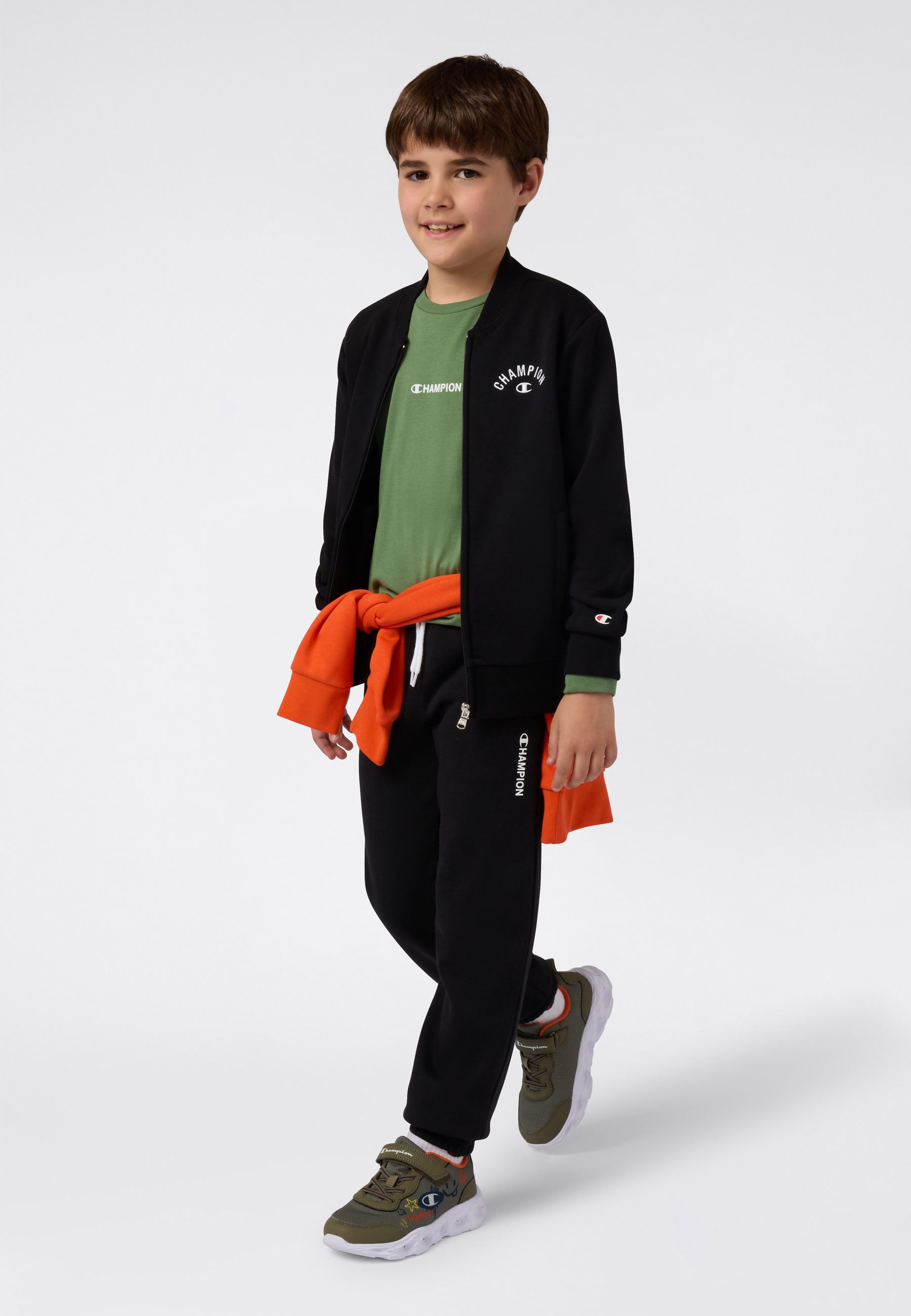 Champion Sweatjacke mit durchgehendem Reißverschluss, aus Baumwolle und Polyester