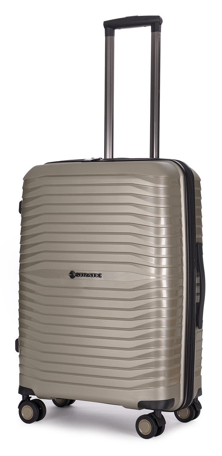Stratic Trolley BRIGHT+ Чемоданы M, 4 Rollen, Hartschalenkoffer Trolley TSA-Zahlenschloss STRATIC CONNECT NFC-Chip