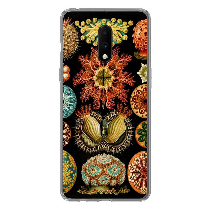 MuchoWow Handyhülle Vintage - Ernst Haeckel - Meerestier - Natur - Meer - Kunst Phone Case Handyhülle OnePlus 7 Silikon Schutzhülle