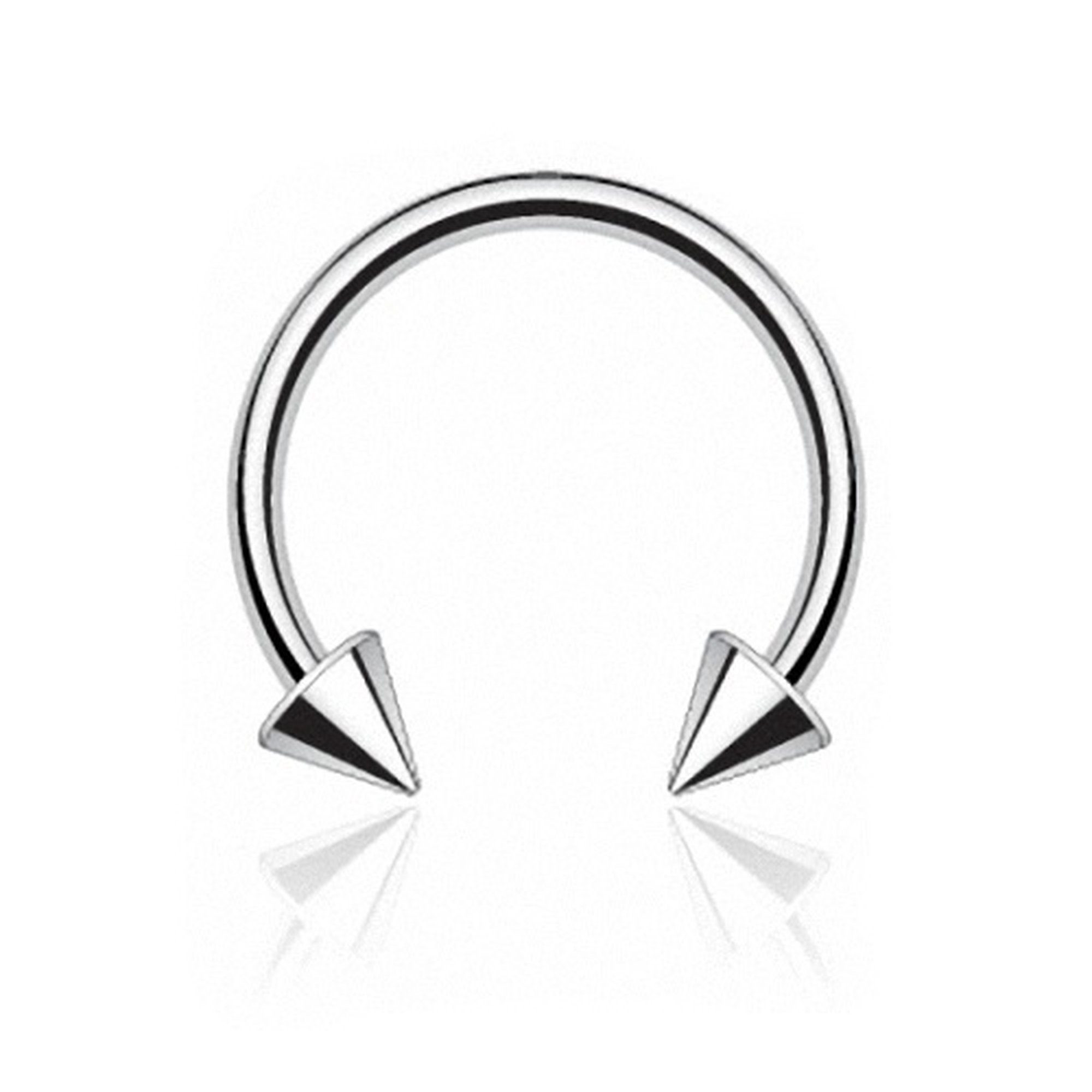 Taffstyle Piercing-Set Piercing Titan G23 Hufeisen Horseshoe mit Spikes, Li günstig online kaufen