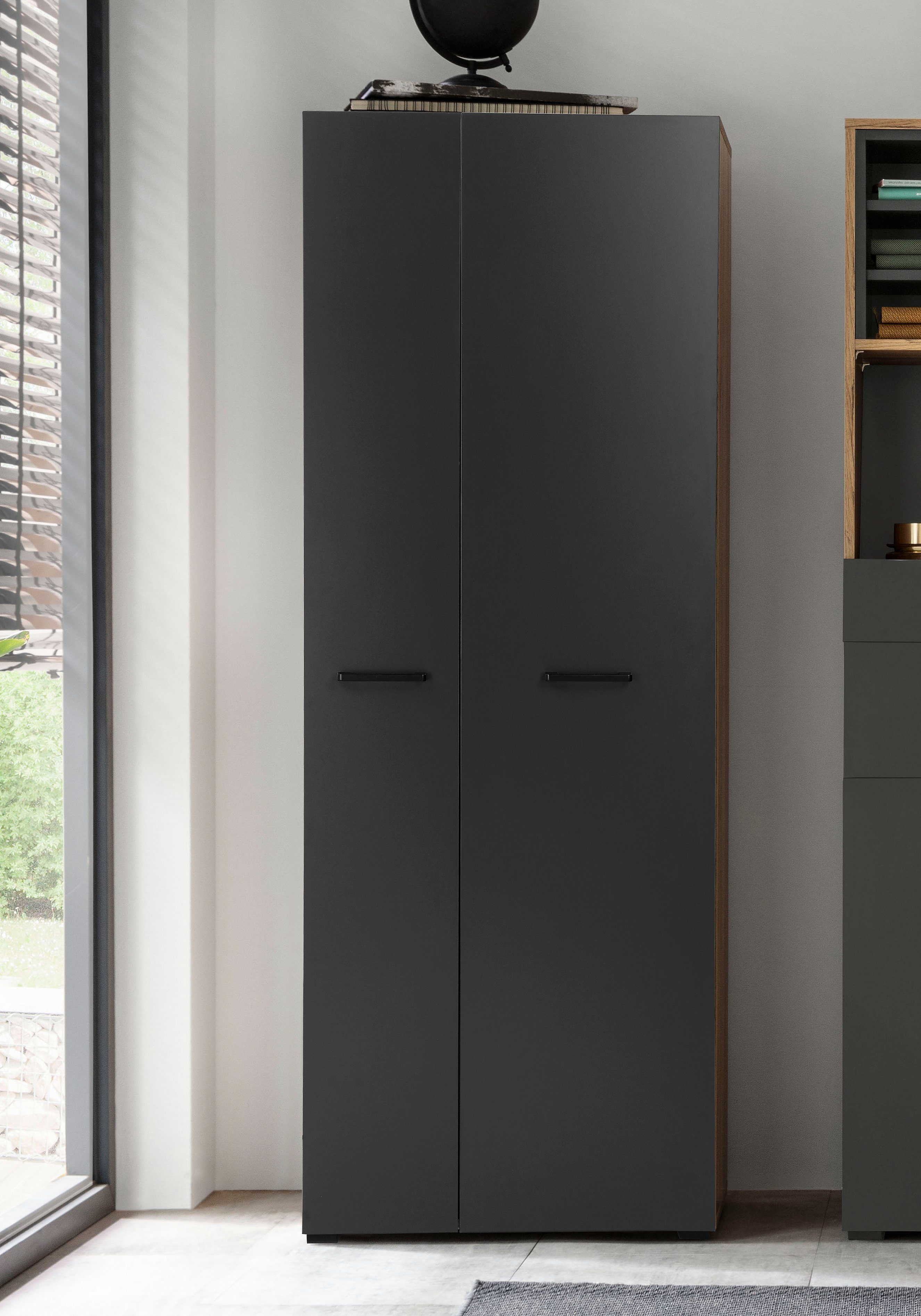 Mehrzweckschrank Türen mit moderner of 174,5 cm, Style Aktenschrank Moid Places Höhe