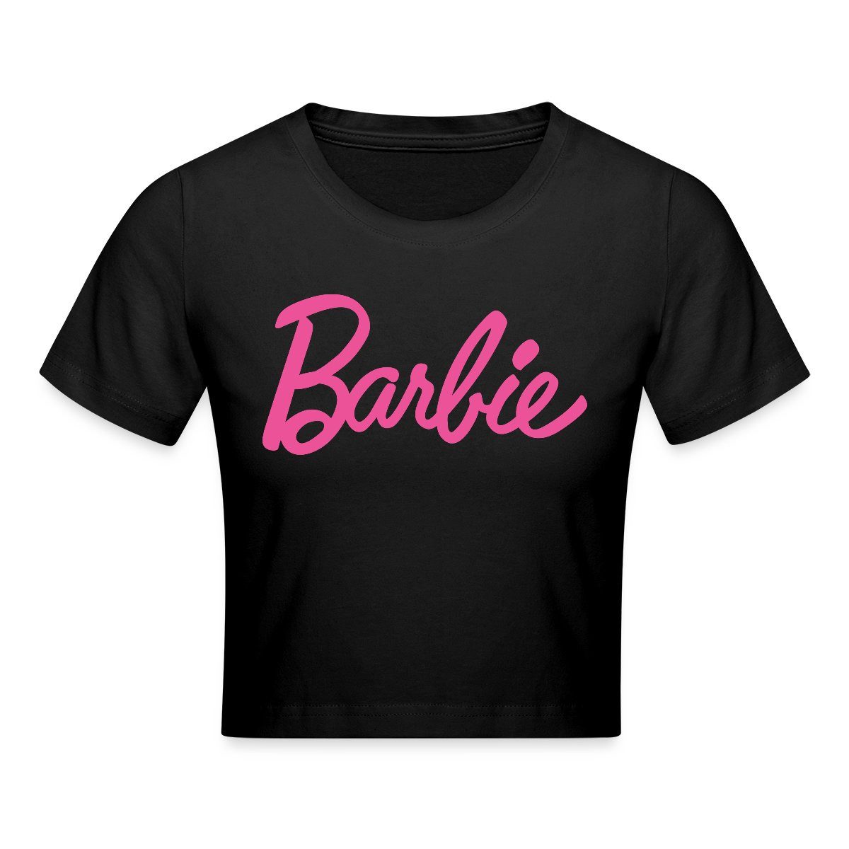 Spreadshirt T-Shirt Barbie Klassisches Logo Crop günstig online kaufen
