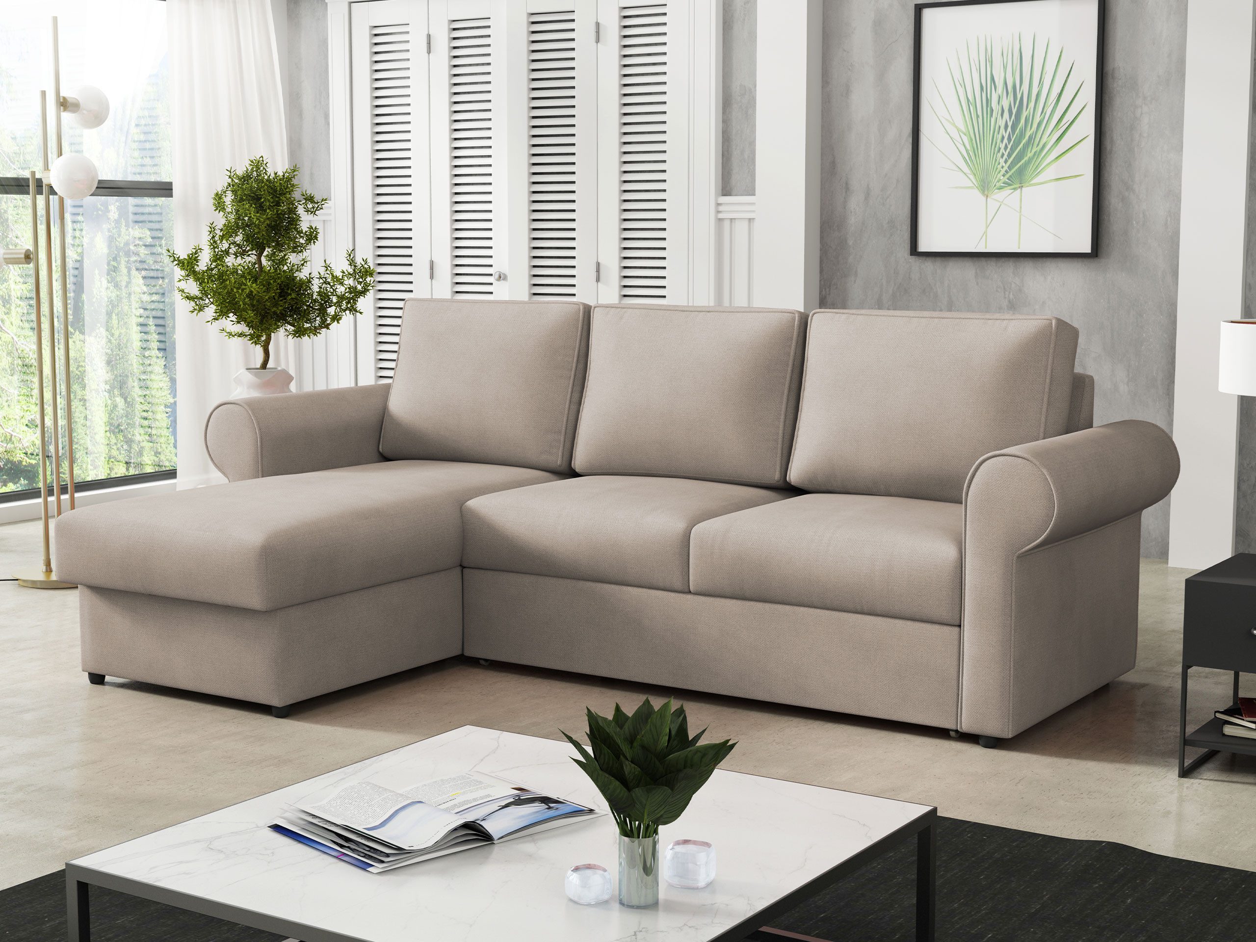 MIRJAN24 Ecksofa Monaco, mit Schlaffunktion und günstig online kaufen
