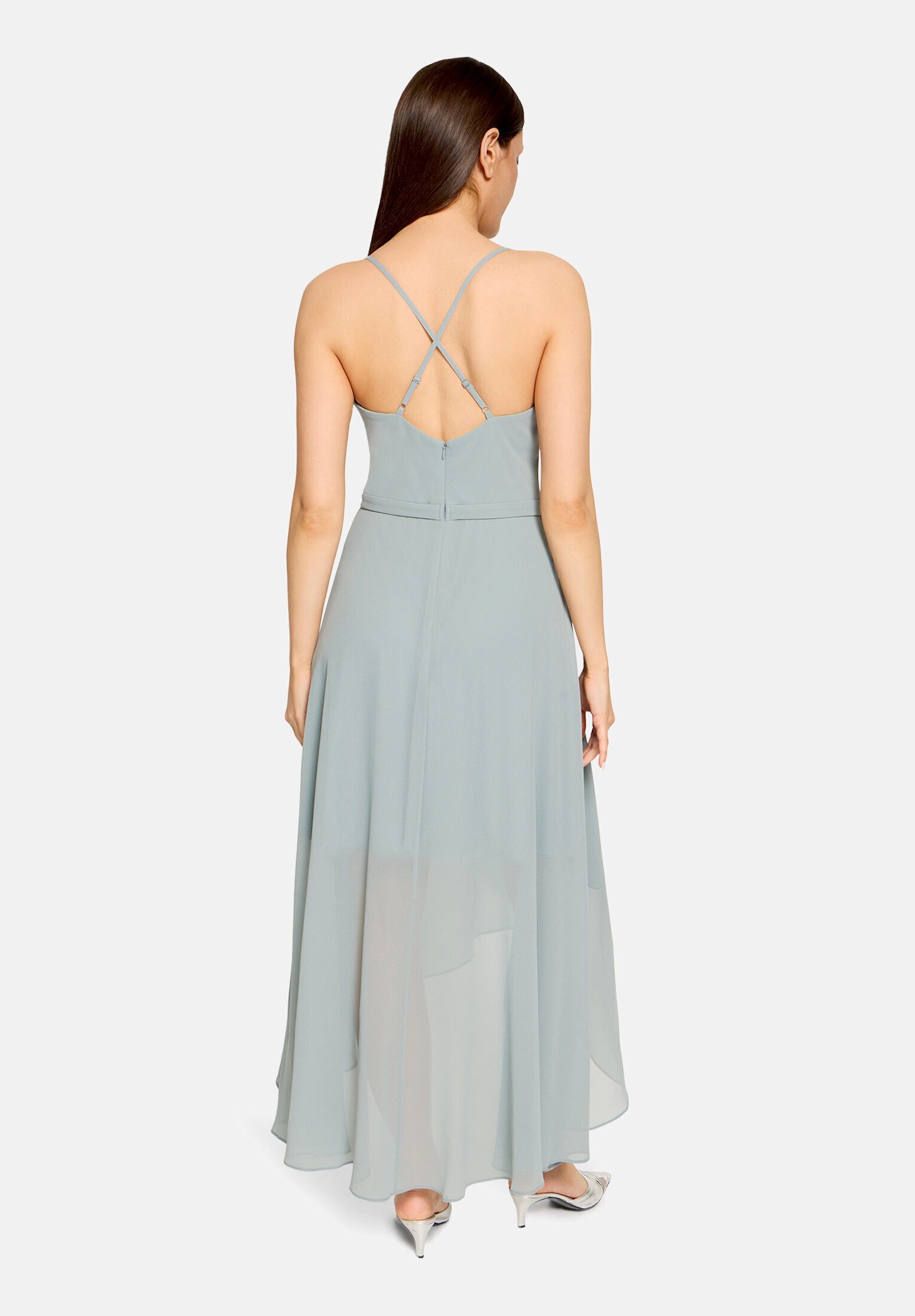 Vera Mont Abendkleid Damen mit Volant Wickel-Design
