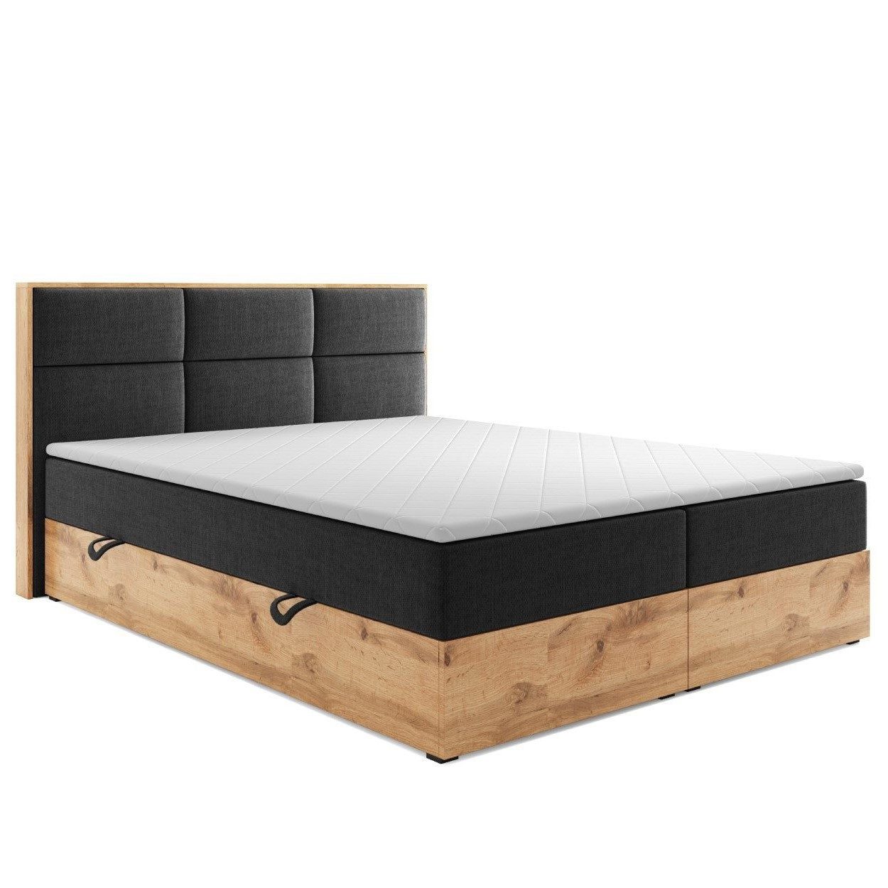 inter Boxspringbett Boxspringbett KOPENHAGEN 180x200cm Anthrazit günstig online kaufen