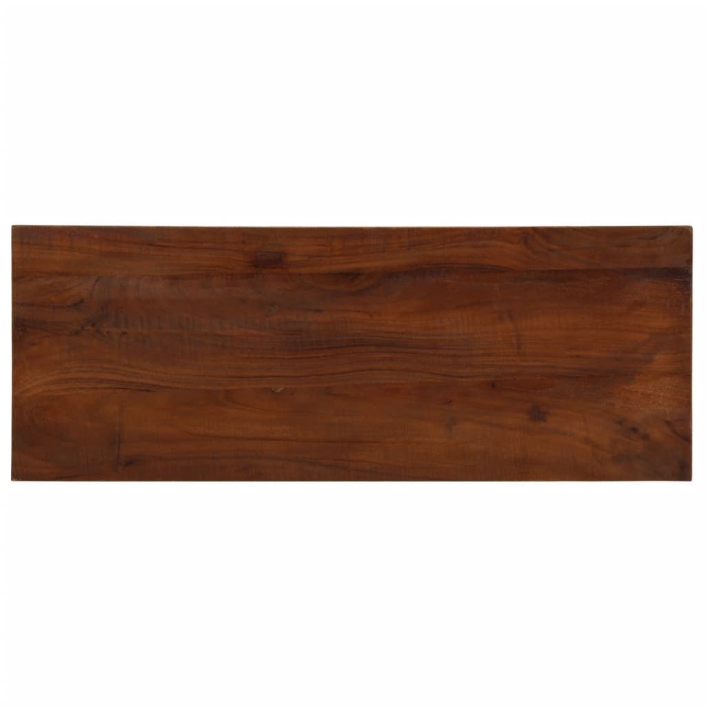vidaXL Tischplatte Tischplatte 90x30x3,8 cm Rechteckig Altholz Massiv (1 St)