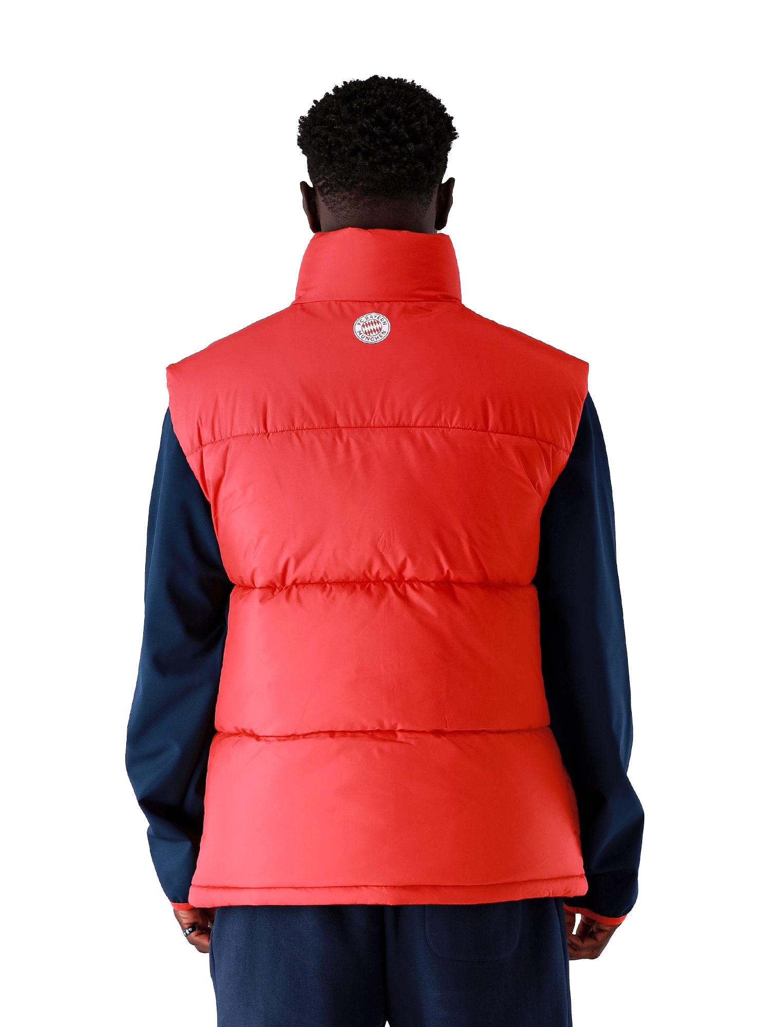 FC Bayern München Longweste FC Bayern München Steppweste Puffer Unisex (Größe 3XL, Rot)