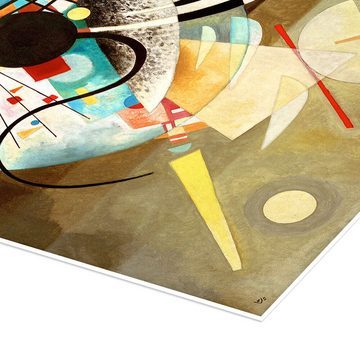 Posterlounge Poster Wassily Kandinsky, Ein Zentrum, Malerei