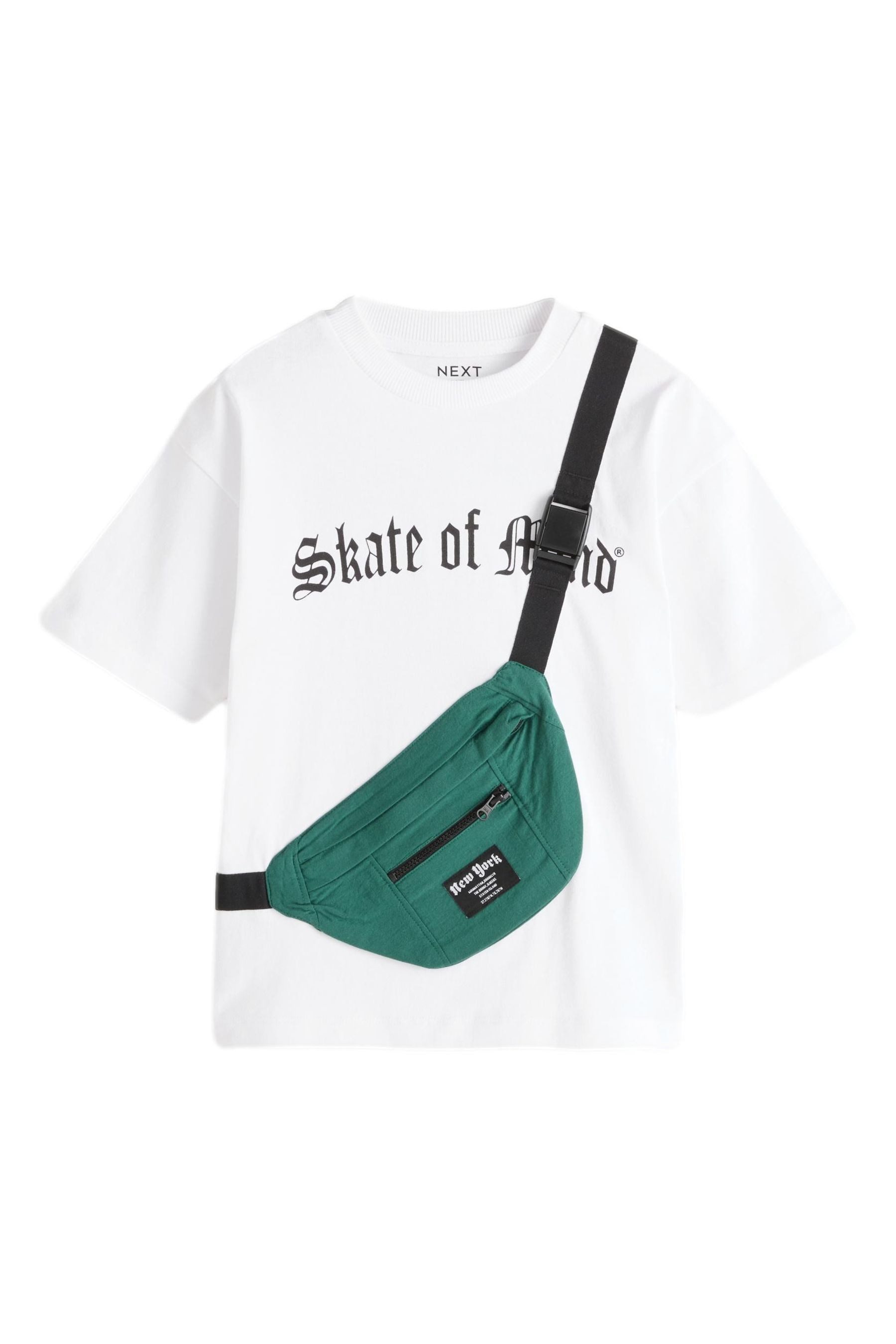 Next T-Shirt Kurzärmliges T-Shirt mit Tasche günstig online kaufen