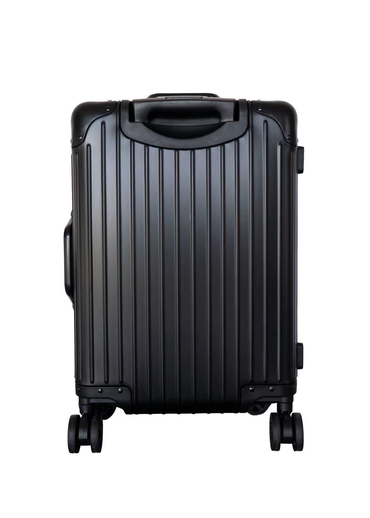 Passioni Handgepäckkoffer aus Aluminium, Kabinen Koffer Trolley