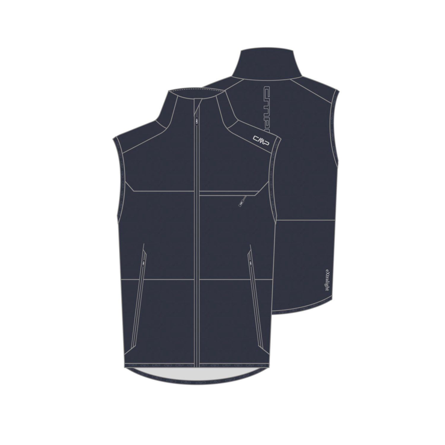Funktionsweste CMP Herren Weste MAN VEST 34A7567