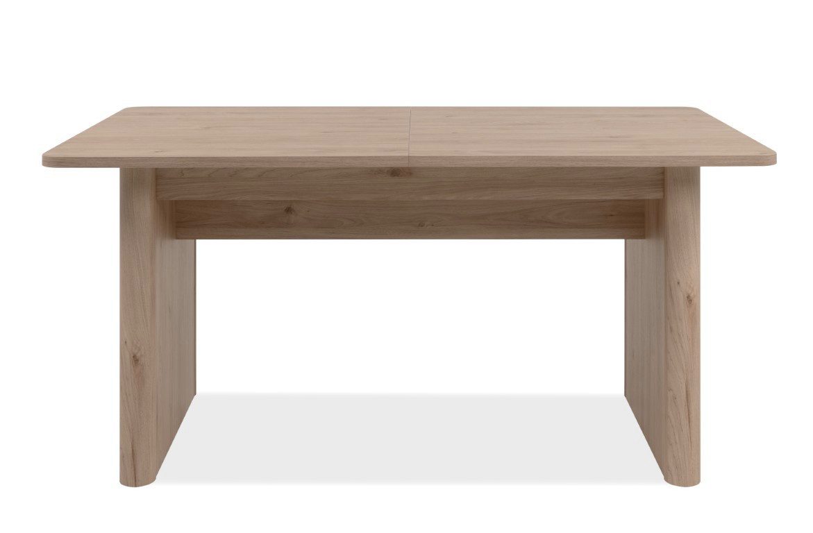 Finori Esstisch Esstisch Sai, Ausziehtisch, Jackson Hickory (No-Set), 160 cm, ausziehbar,Esszimmertisch, Ausziehtisch, Küchentisch, Tisch
