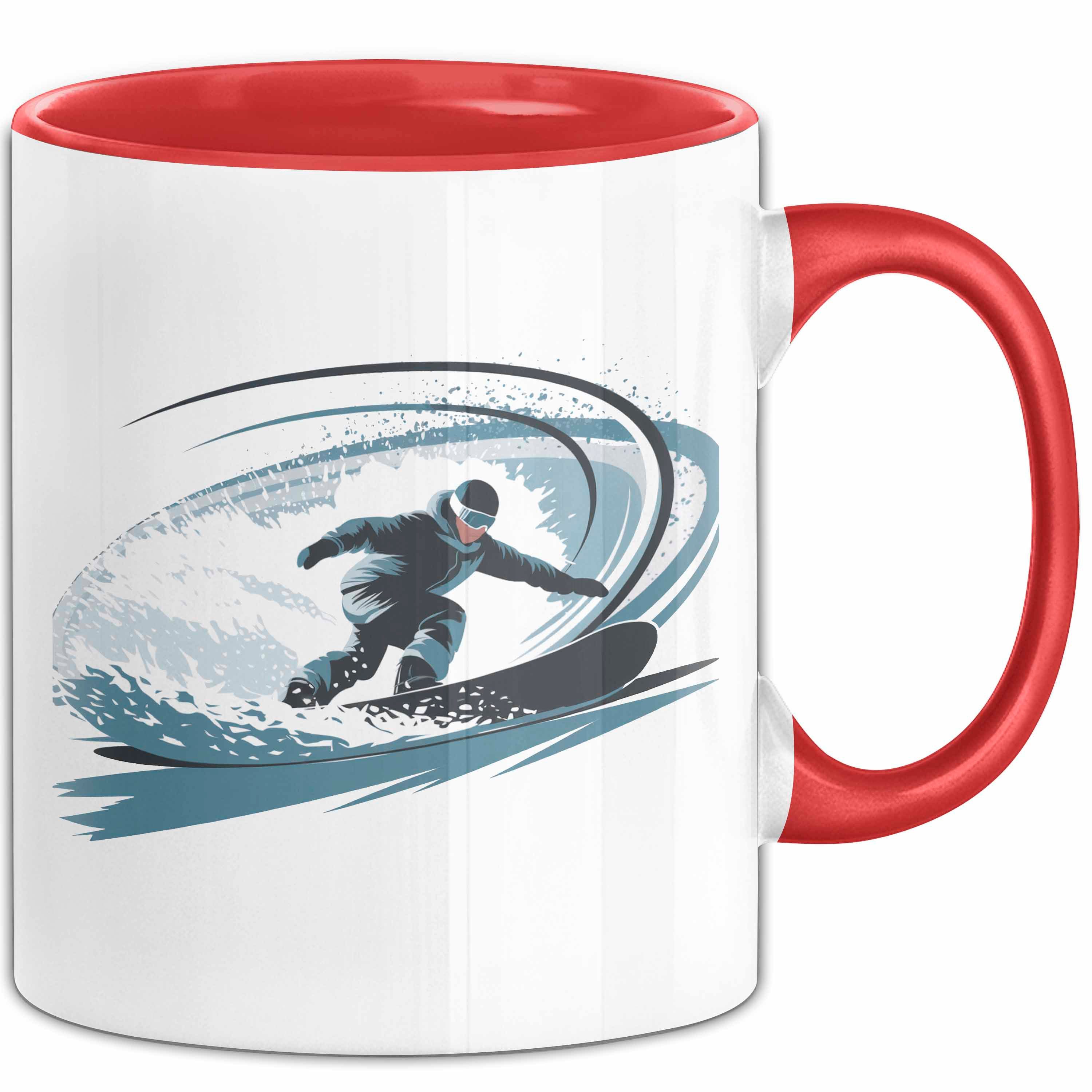 Tasse Snowboarder Tasse Geschenkidee Schneereiter Lustiger Spruch Geschenkid