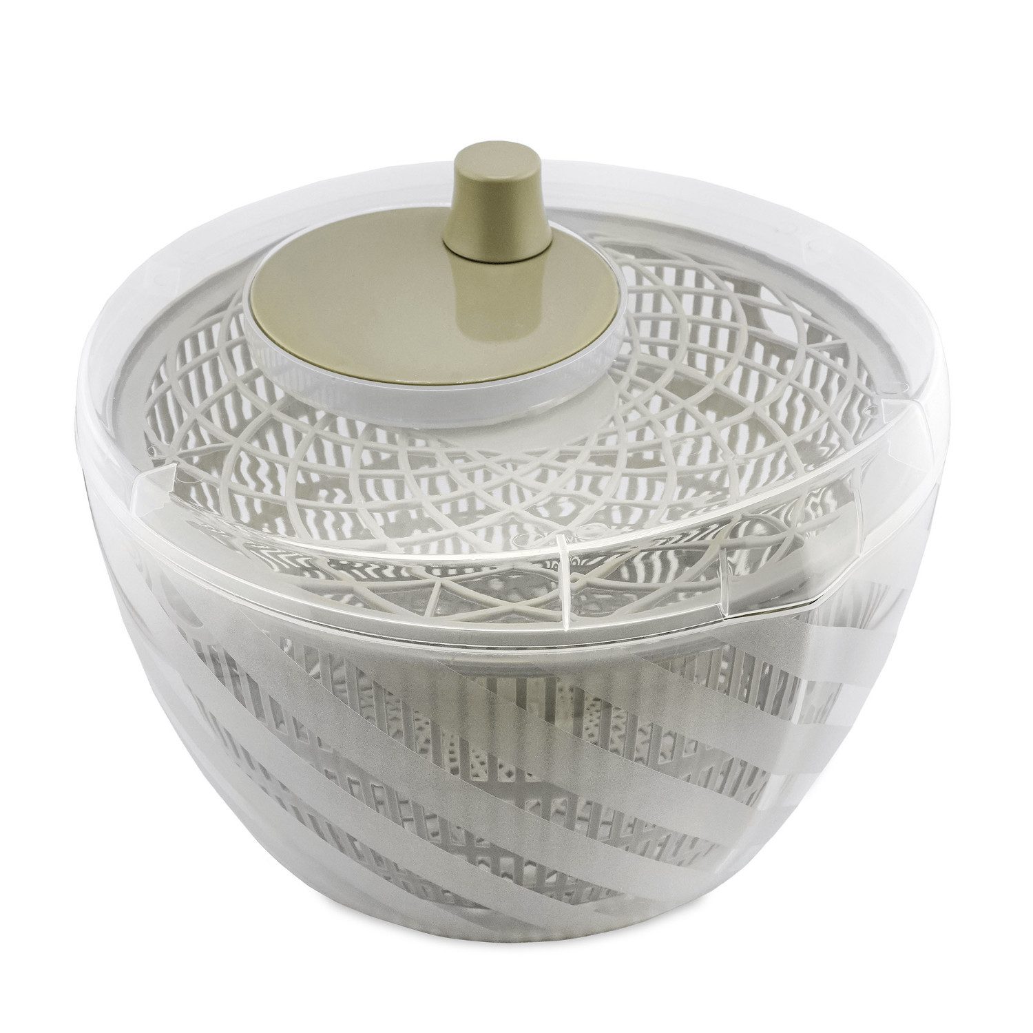 BranQ Salatschleuder GreenSpin 6L Kräutersalattrockner Zentrifuge, Salatzentrifuge 260 x 190 mm