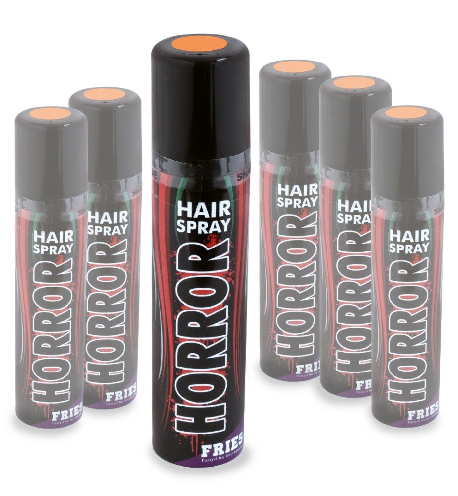 Fries Haarfarbe Horror Haarspray 100 ml farbiges Spray für Halloween & Karneval, Bunte Horror-Looks schnell und auswaschbar