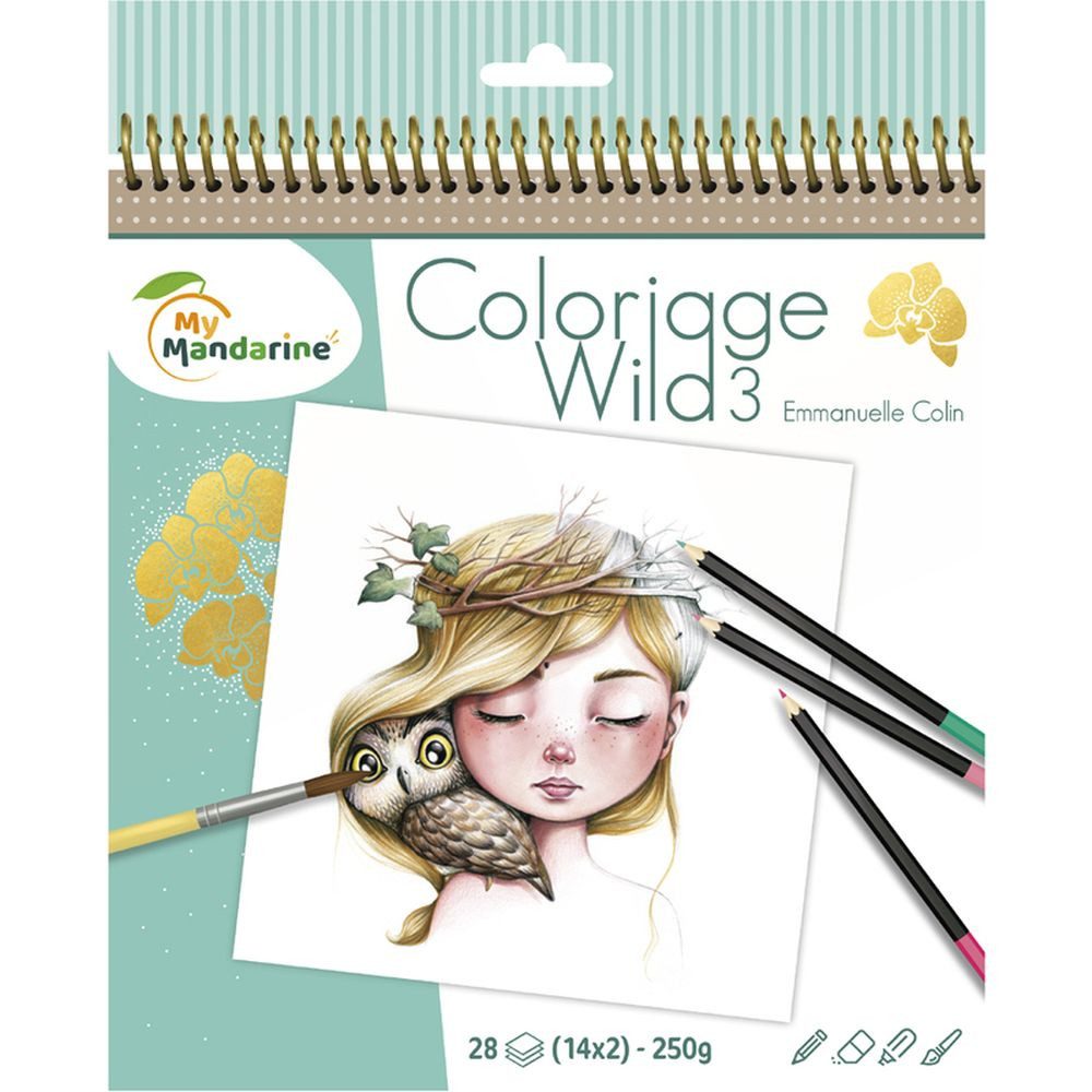 Avenue Mandarine Malblock Coloriage Wild Emmanuelle Colin - Teile 1-7 verfügbar