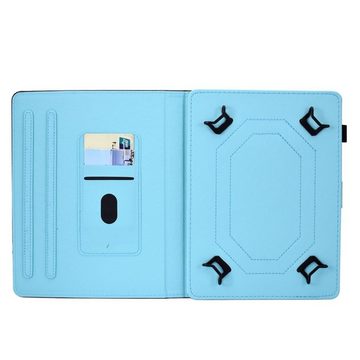 Wigento Tablet-Hülle Für Xiaomi Redmi Pad 10.6 Zoll Aufstellbare Universell Motiv 1 Tablet Tasche Kunst Leder Hülle Etuis