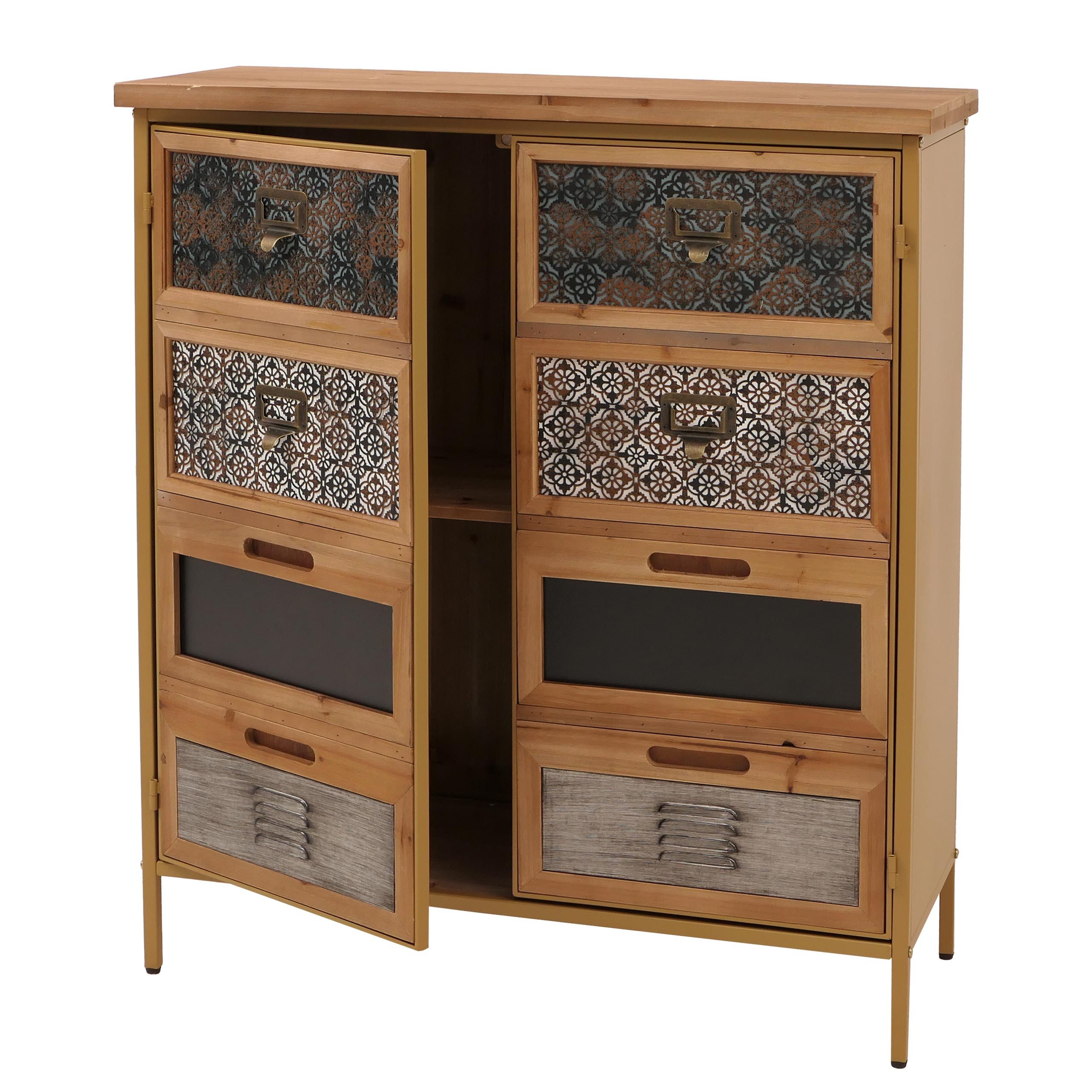 MCW Apothekerschrank MCW-O79-B Stabiles Gestell aus Eisen