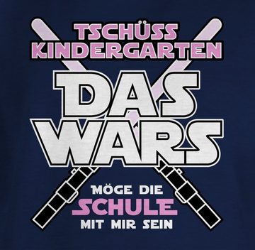 Shirtracer T-Shirt Das Wars Kindergarten Rosa Einschulung Mädchen