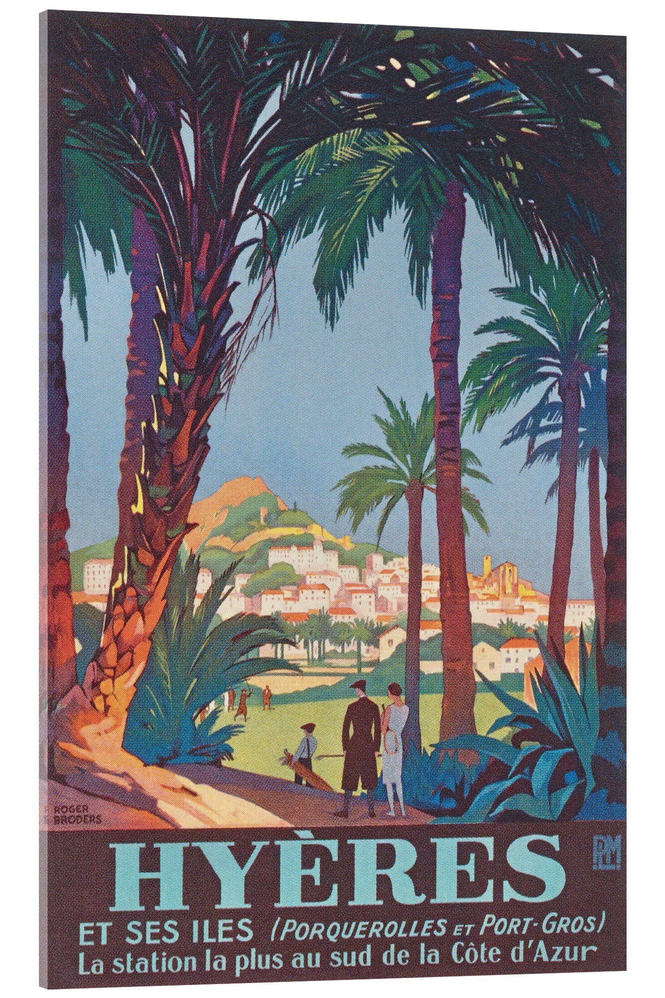 Acrylglasbild Vintage Travel Collection