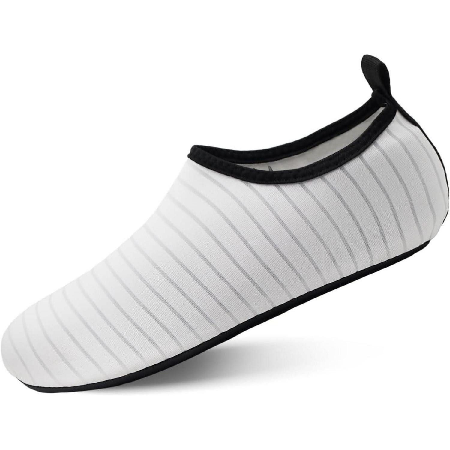 LuxusKollektion Tauchset Wasserschuhe Aquaschuhe Schwimmschuhe Herren Damen 42 43 EU 25 Weiß