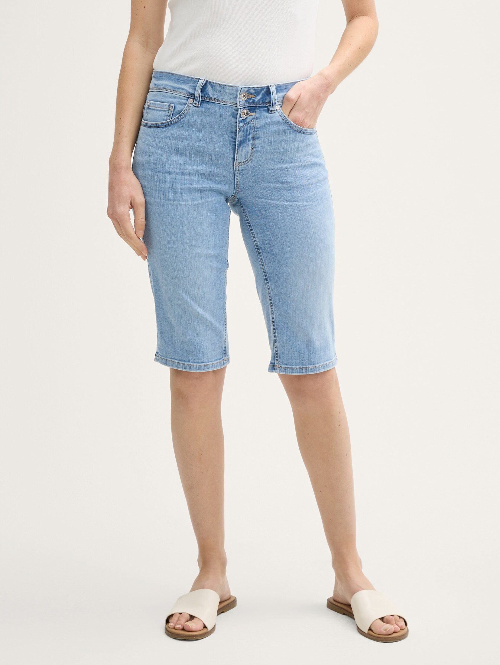 TOM TAILOR Jeansshorts TTALEXA Slim Bermuda günstig online kaufen