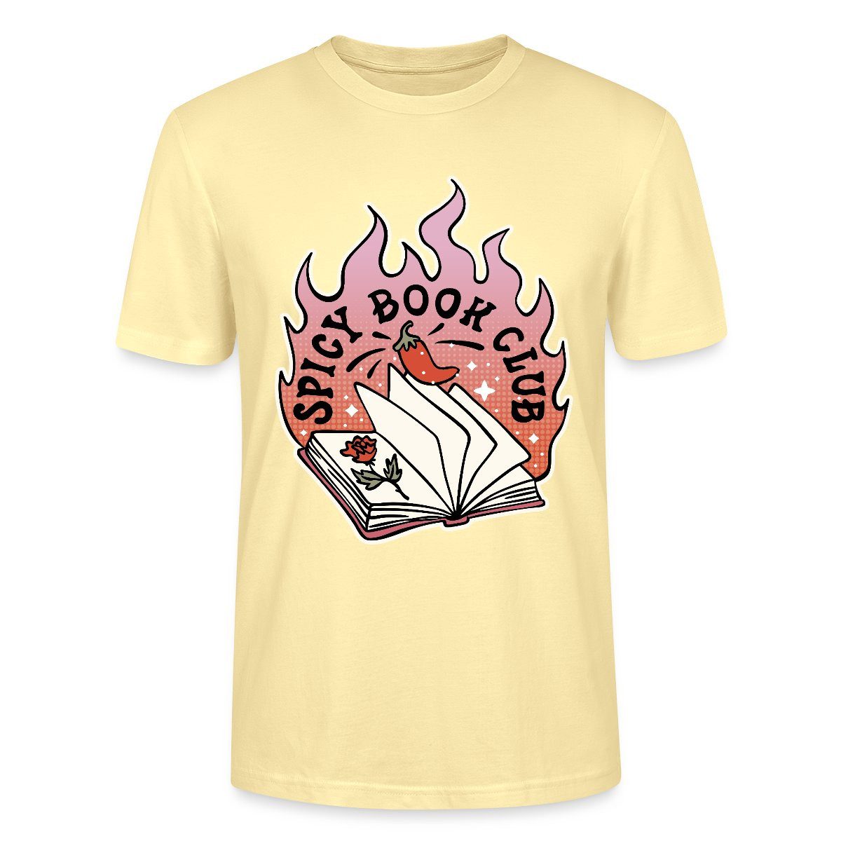 T-Shirt Spicy Book Club – Für heiße Lesenächte Unisex Bio T-Shirt