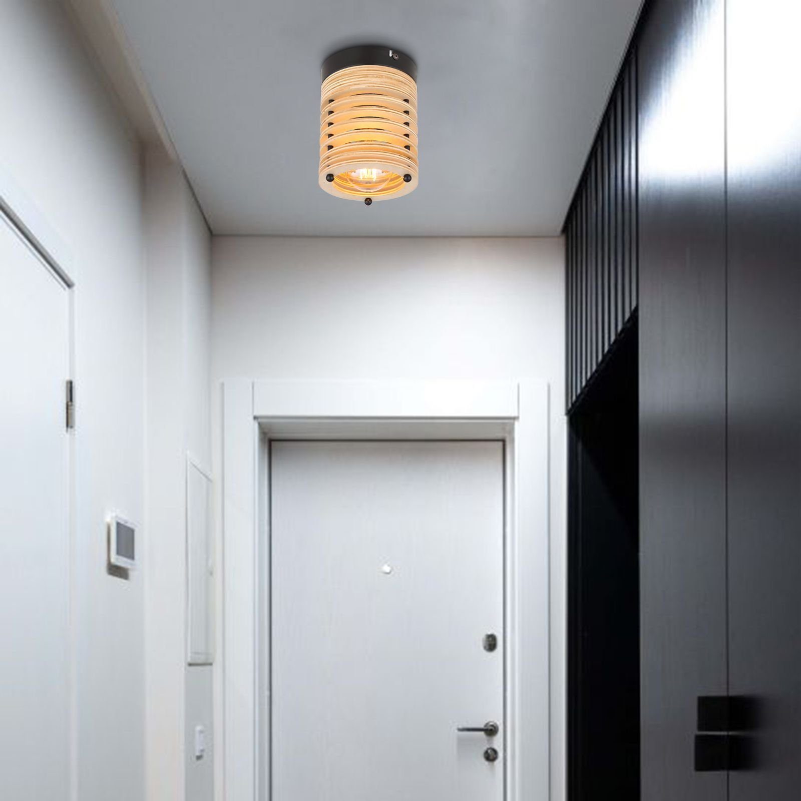 Wohnzimmer Deckenlampe Optik Holz Globo Deckenleuchte Deckenleuchte Schlafzimmer GLOBO