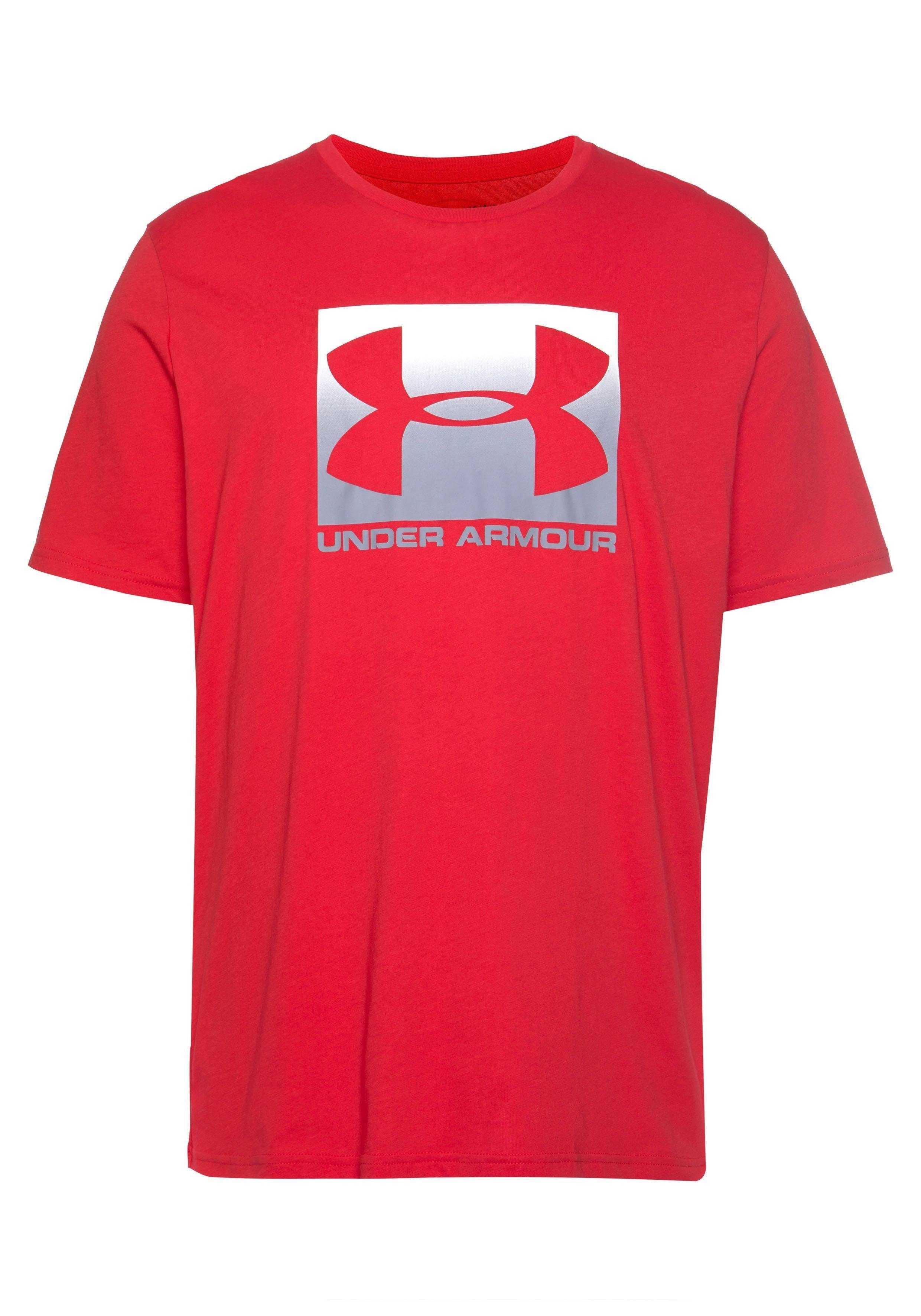 Under Armour® T-Shirt SLEEVE rot-weiß SPORTSTYLE UA BOXED SHORT
