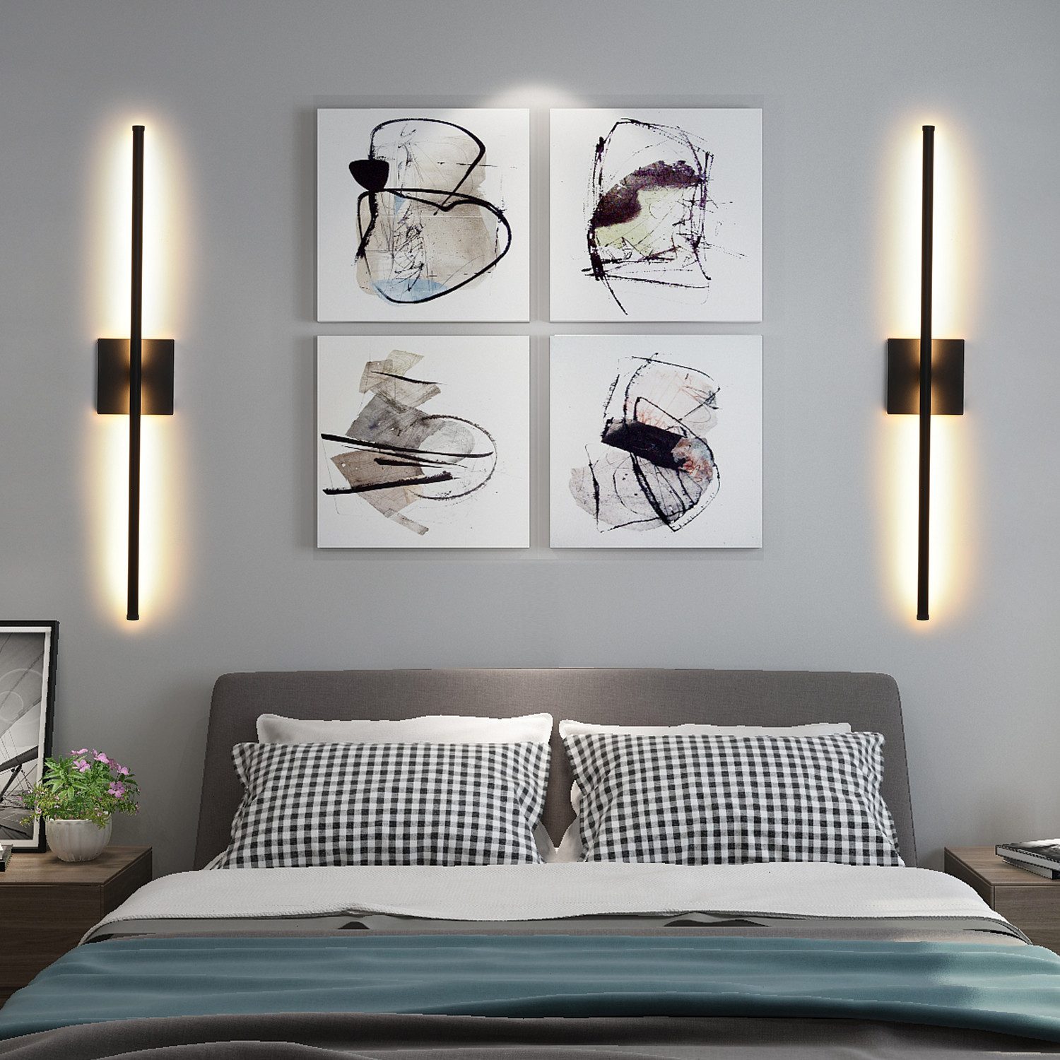 oyajia Wandleuchte 2 Stück Modern LED günstig online kaufen
