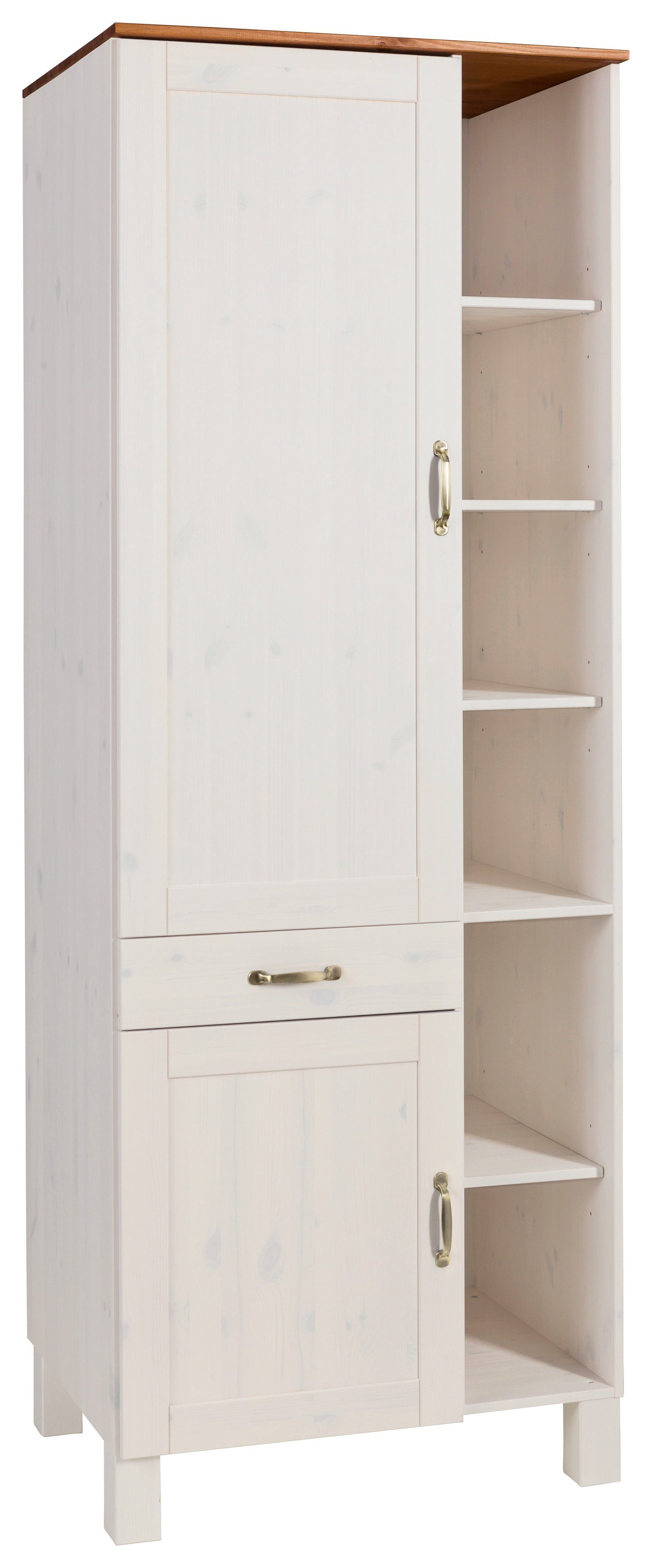 Home affaire Hochschrank "Alby", Breite 75 cm, 2 Türen, 1 Schubkasten, 6 of günstig online kaufen