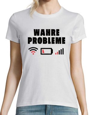 Youth Designz Print-Shirt "Wahre Problem" Damen T-Shirt mit modischem Print