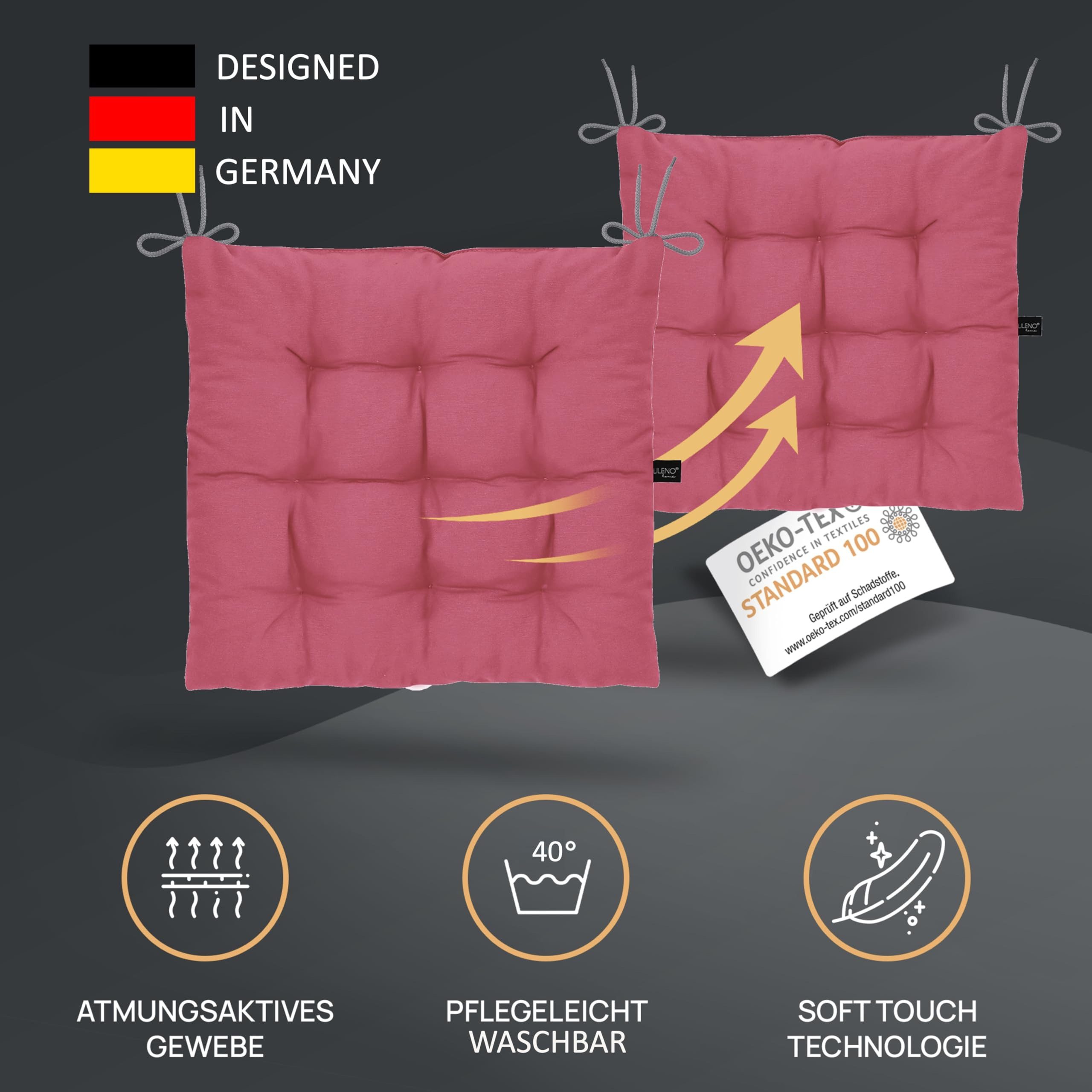 LILENO HOME Stuhlkissen Sitzkissen für Gartenstuhl, günstig online kaufen