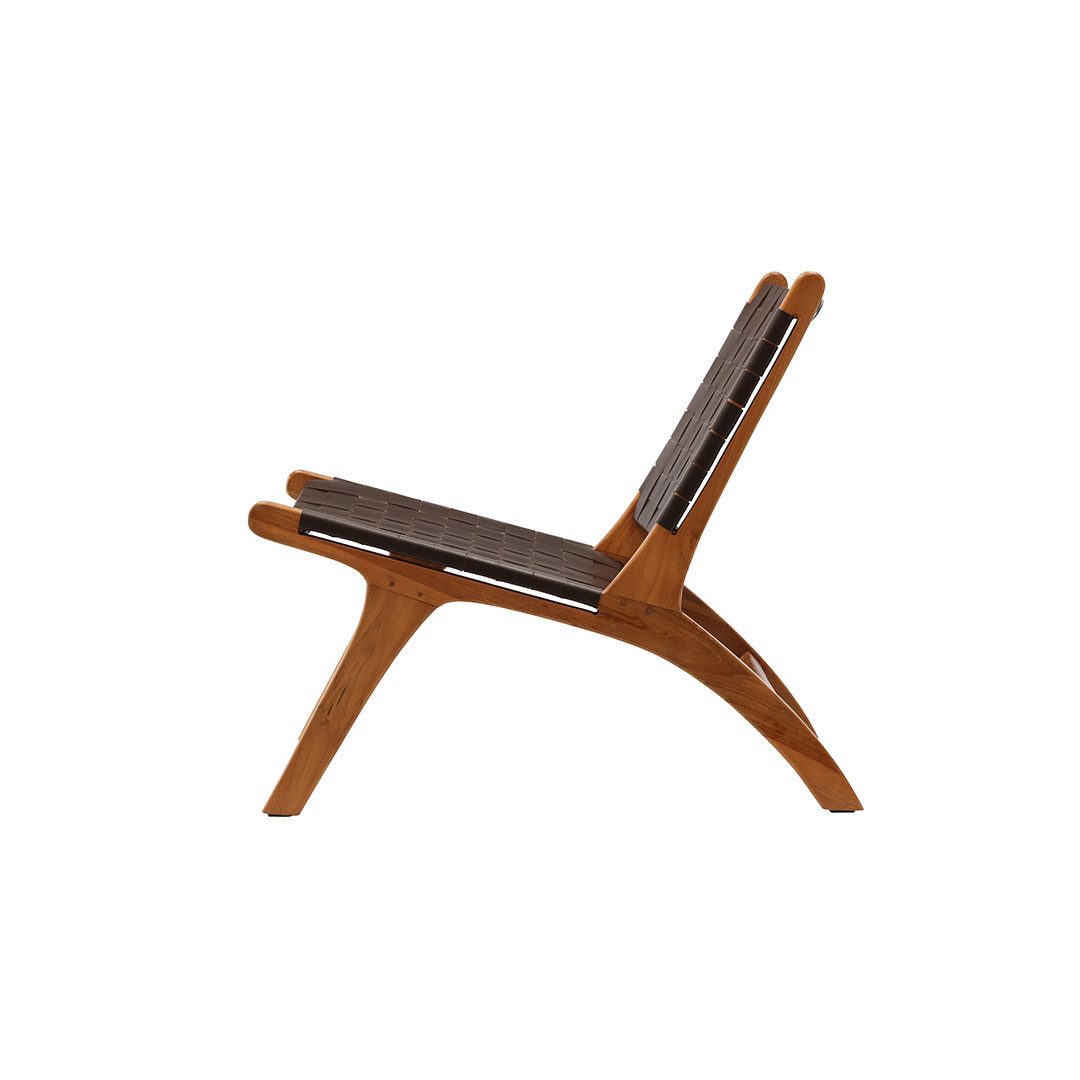 Venture Home Relaxsessel Rike Sessel PU Kunstleder braun.