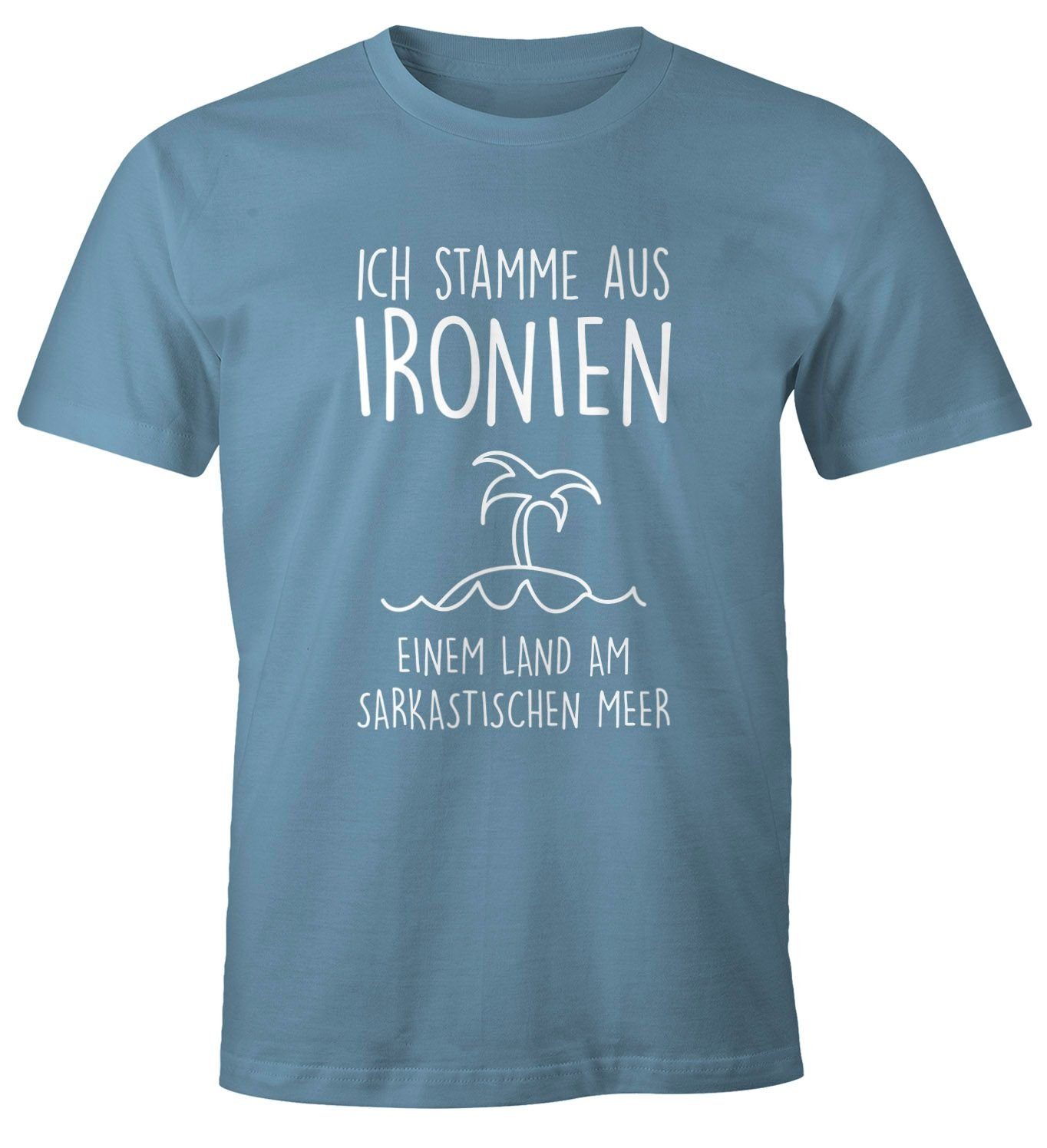 MoonWorks Print-Shirt Herren T-Shirt Ich stamme günstig online kaufen