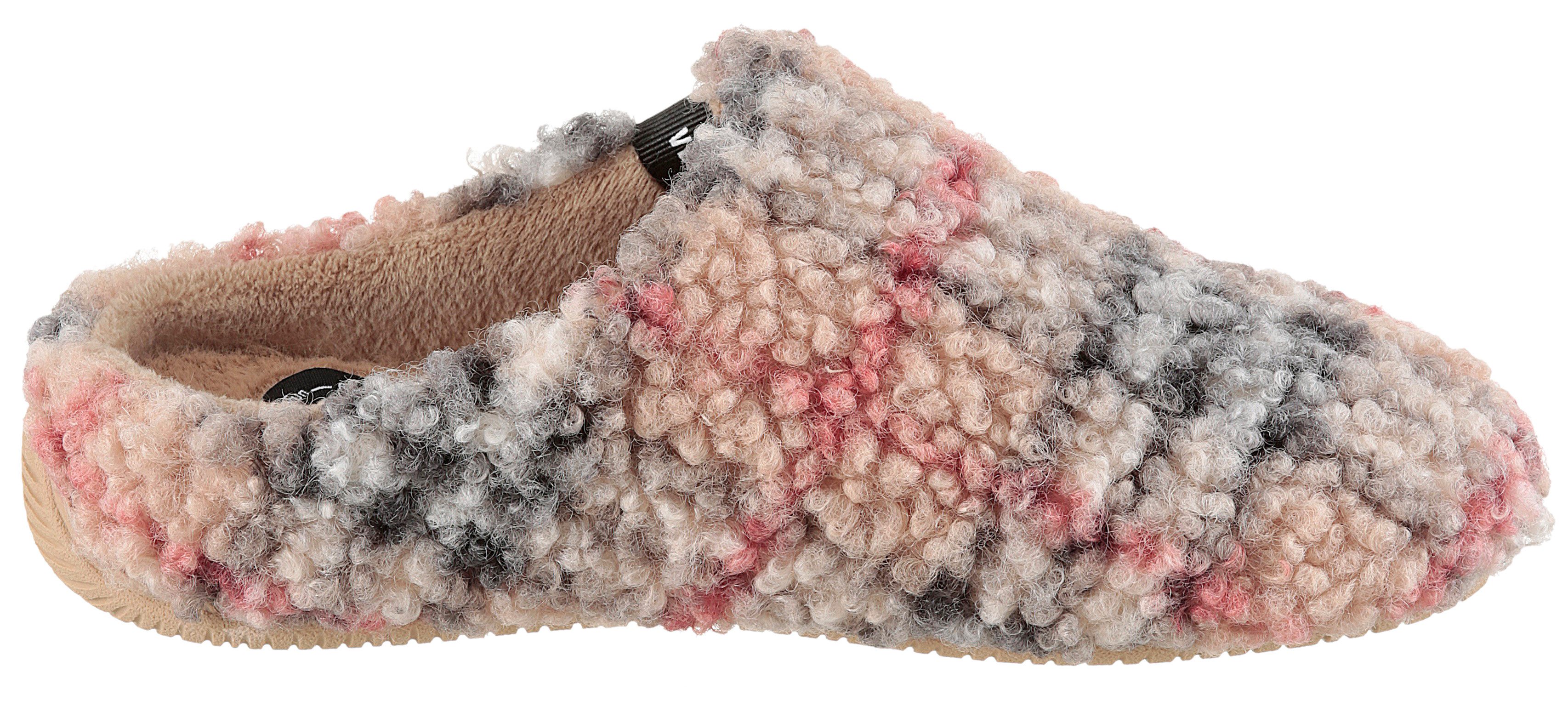 VERBENAS York Gales Pantoffel Hausschuh, Homeslipper, Wohlfühlschuh in karierter Optik – Bild 5 von 5