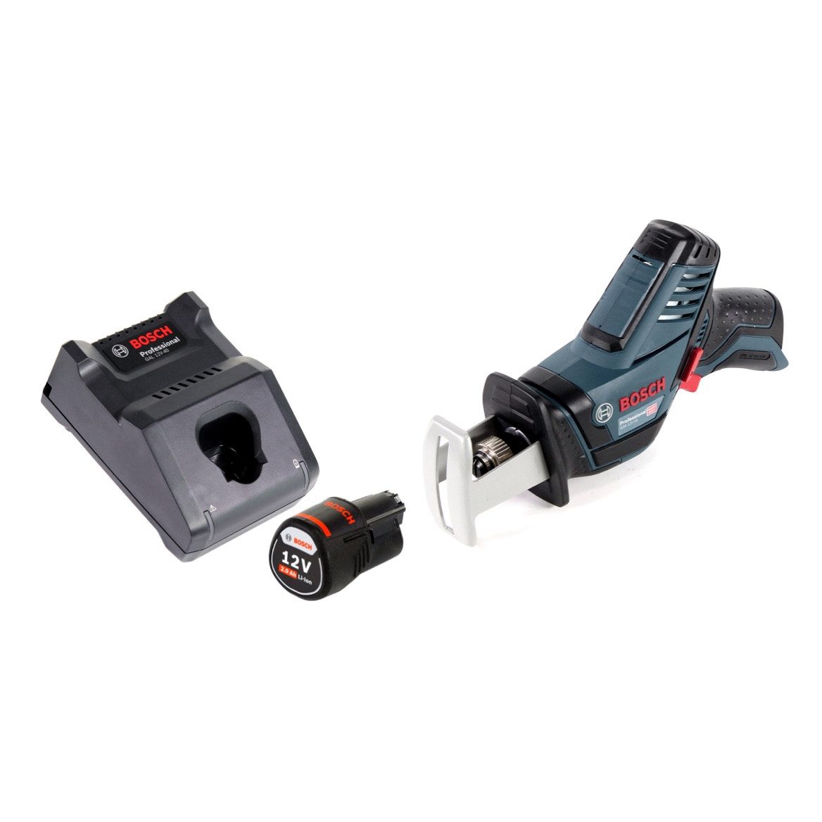 Thumbnail - Bosch Professional Stichsäge GSA 12V-14 Akku Säbelsäge 12 V + 1x Akku 2,0 Ah + Ladegerät