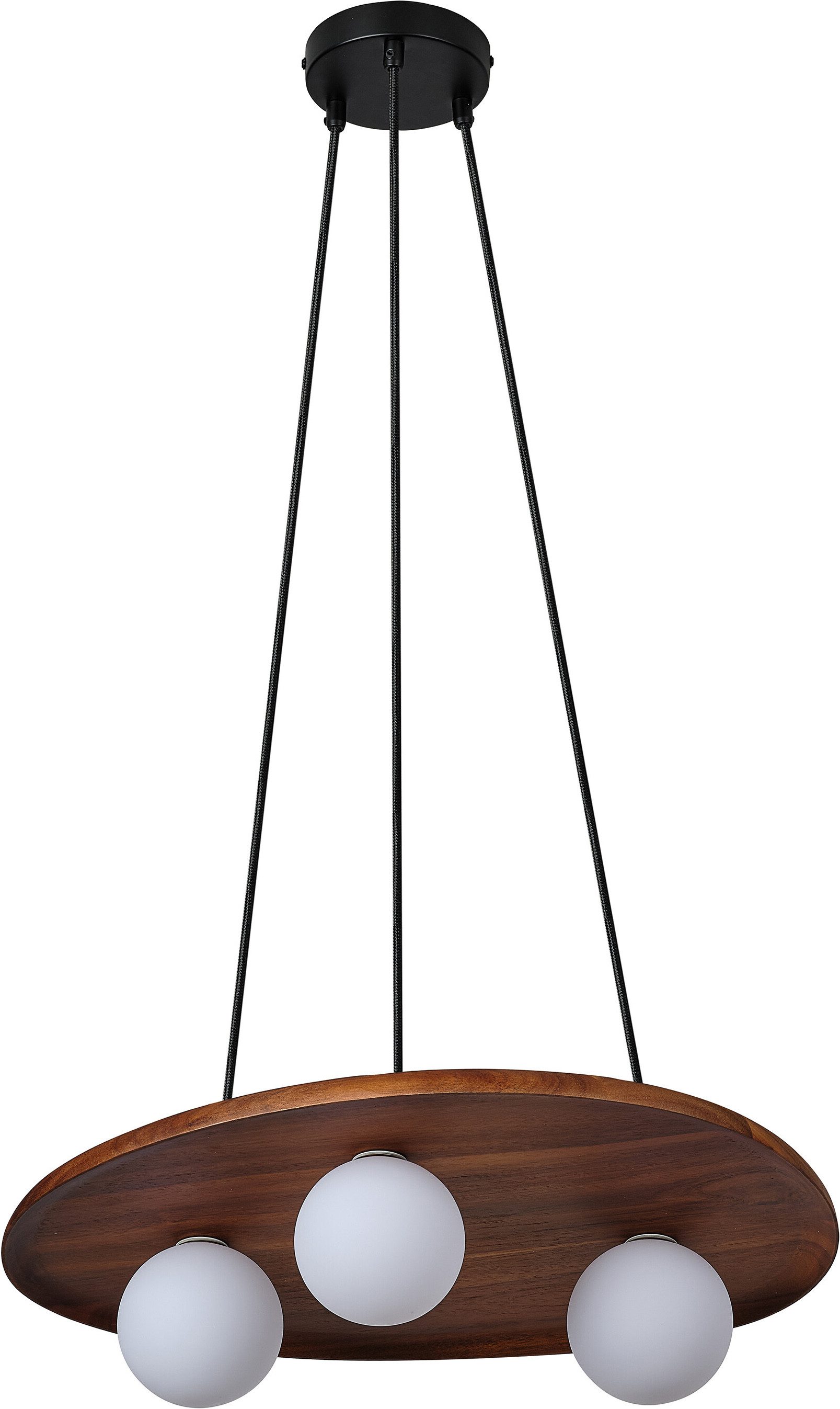 Osram Pendelleuchte Decor Acacia-Wood Nest, ohne Leuchtmittel, braun, Fassung G9
