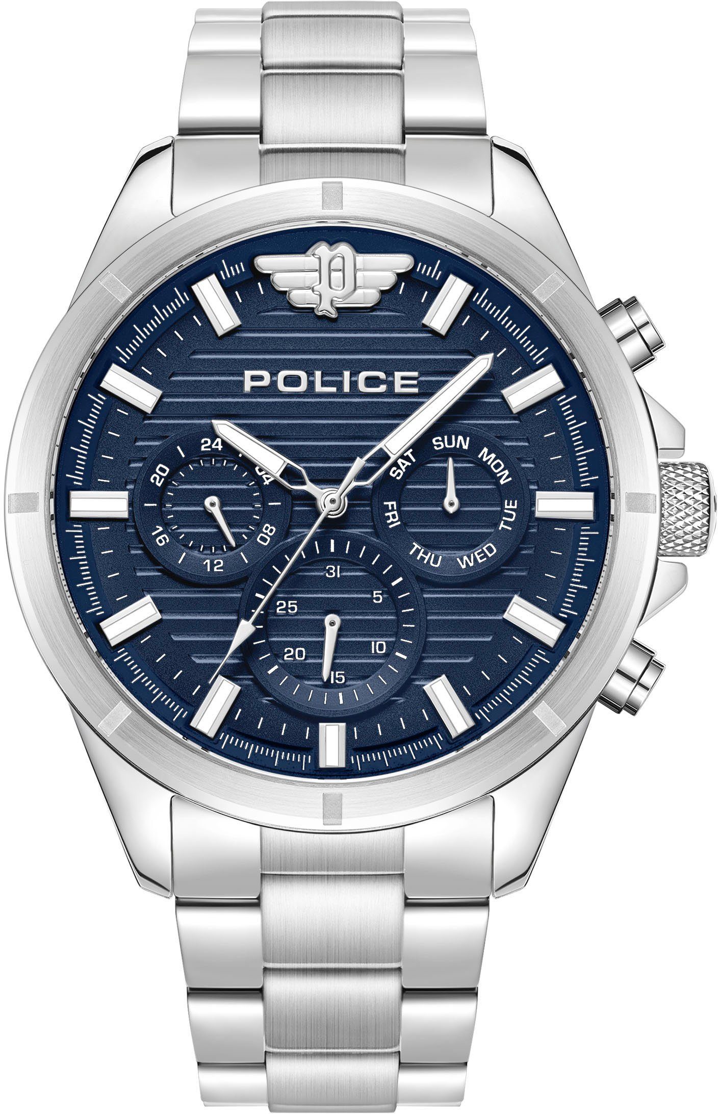 Police Multifunktionsuhr MALAWI, PEWJK2227804, Armbanduhr, Quarzuhr, Herrenuhr, Datum