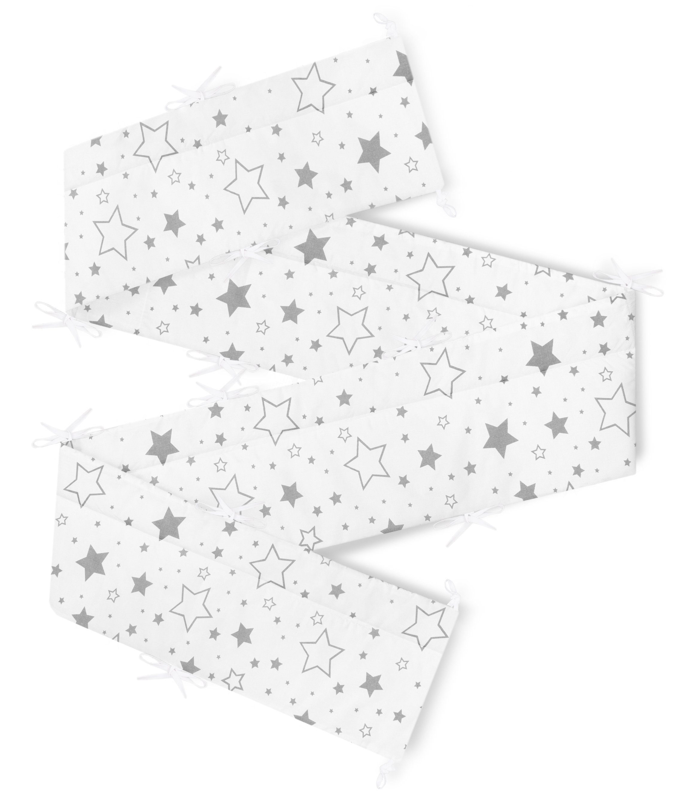 Amilian Bettnestchen Bettumrandung 360x30 cm für Babybett 120 x 60 cm geeig günstig online kaufen