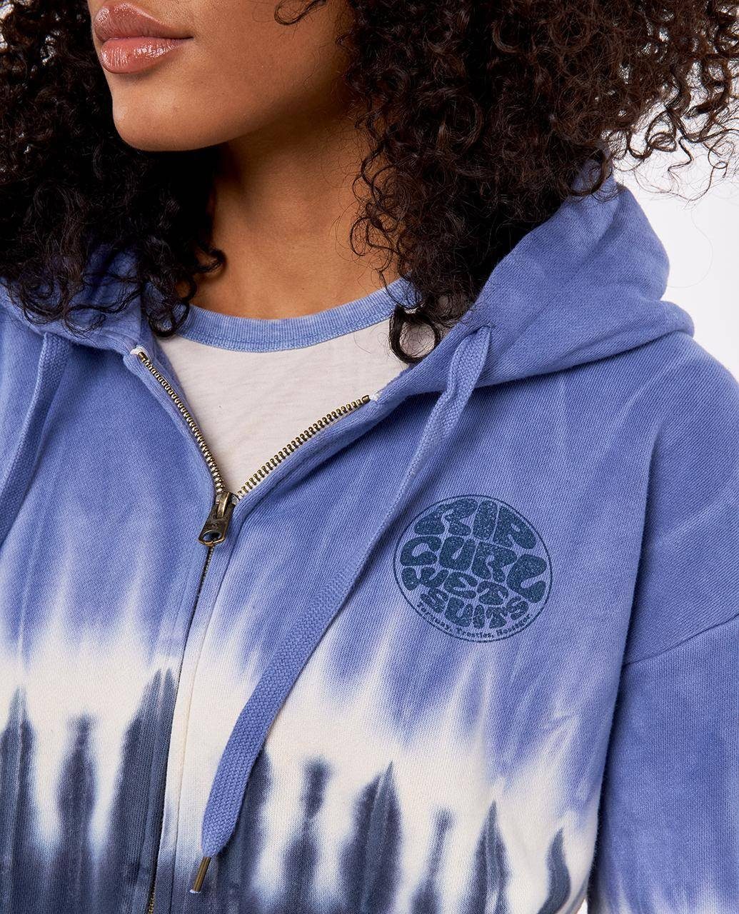 Reißverschluss Rip Fleece-Hoodie Icons Curl durchgehendem Of Surf mit Kapuzensweatjacke