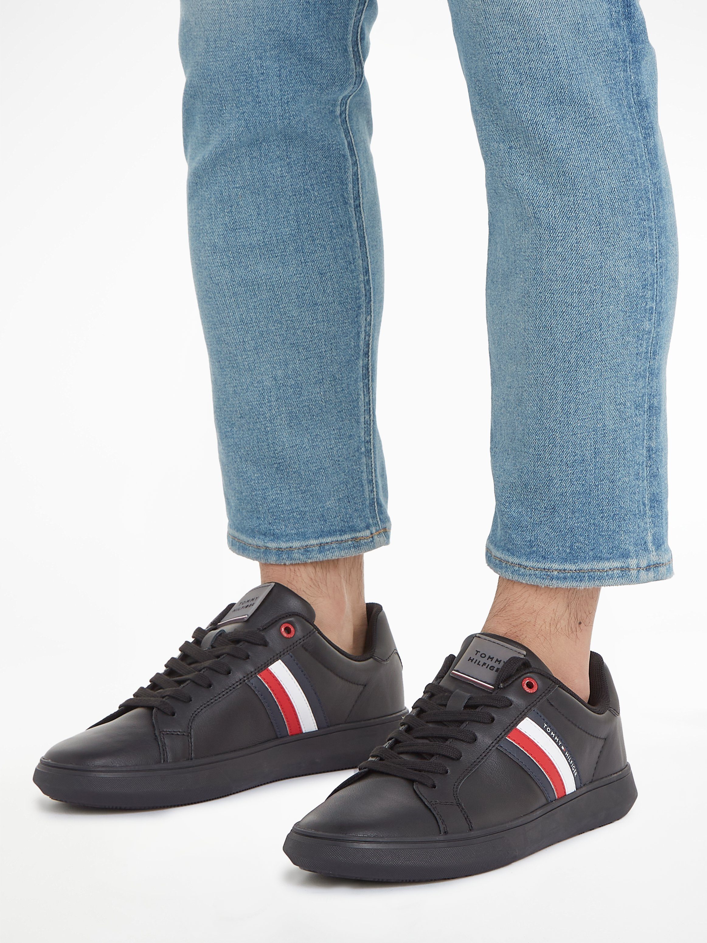 Tommy Hilfiger ESSENTIAL LEATHER CUPSOLE Sneaker günstig online kaufen