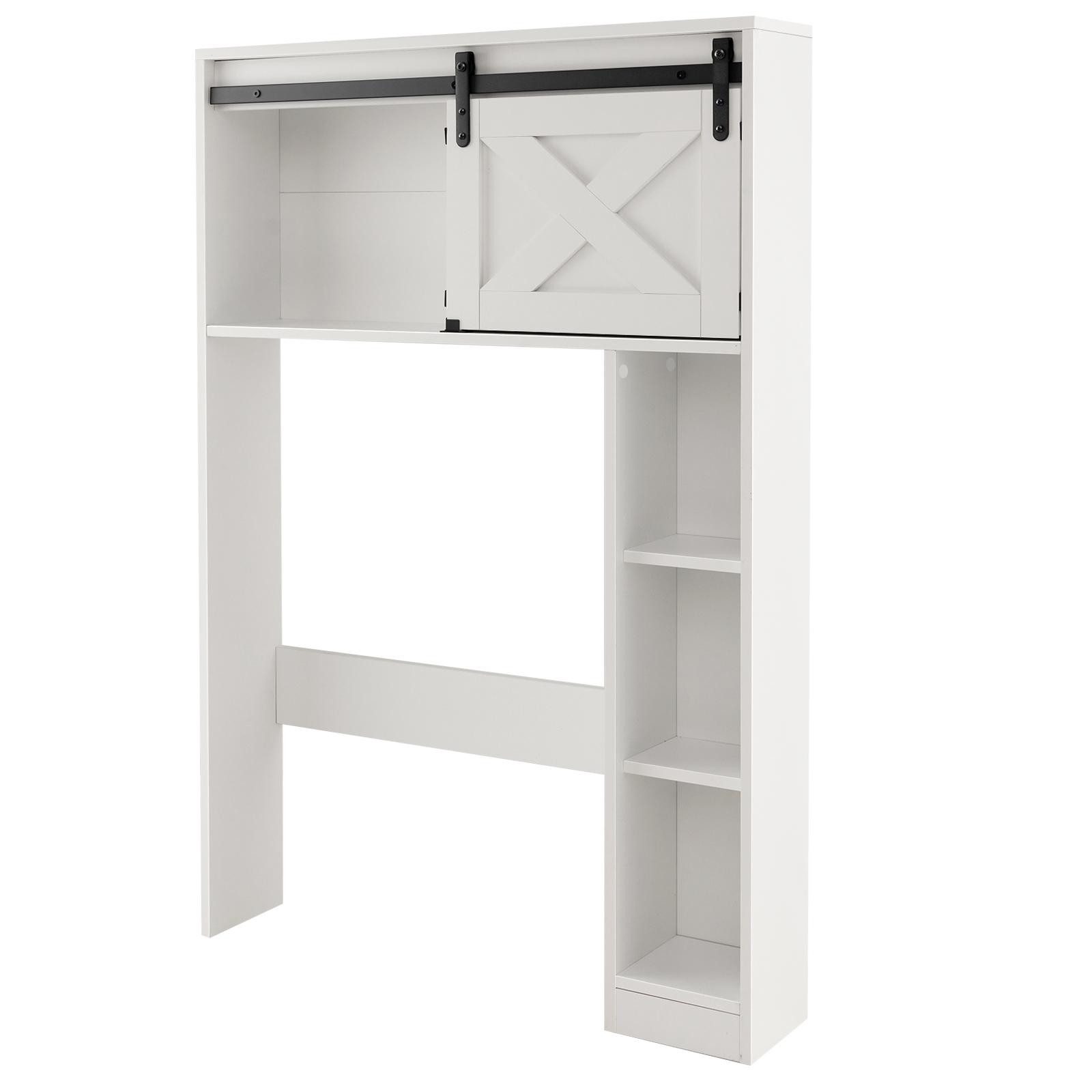 KOMFOTTEU Badregal Toilettenschrank, mit Ablagefächern, 84 günstig online kaufen