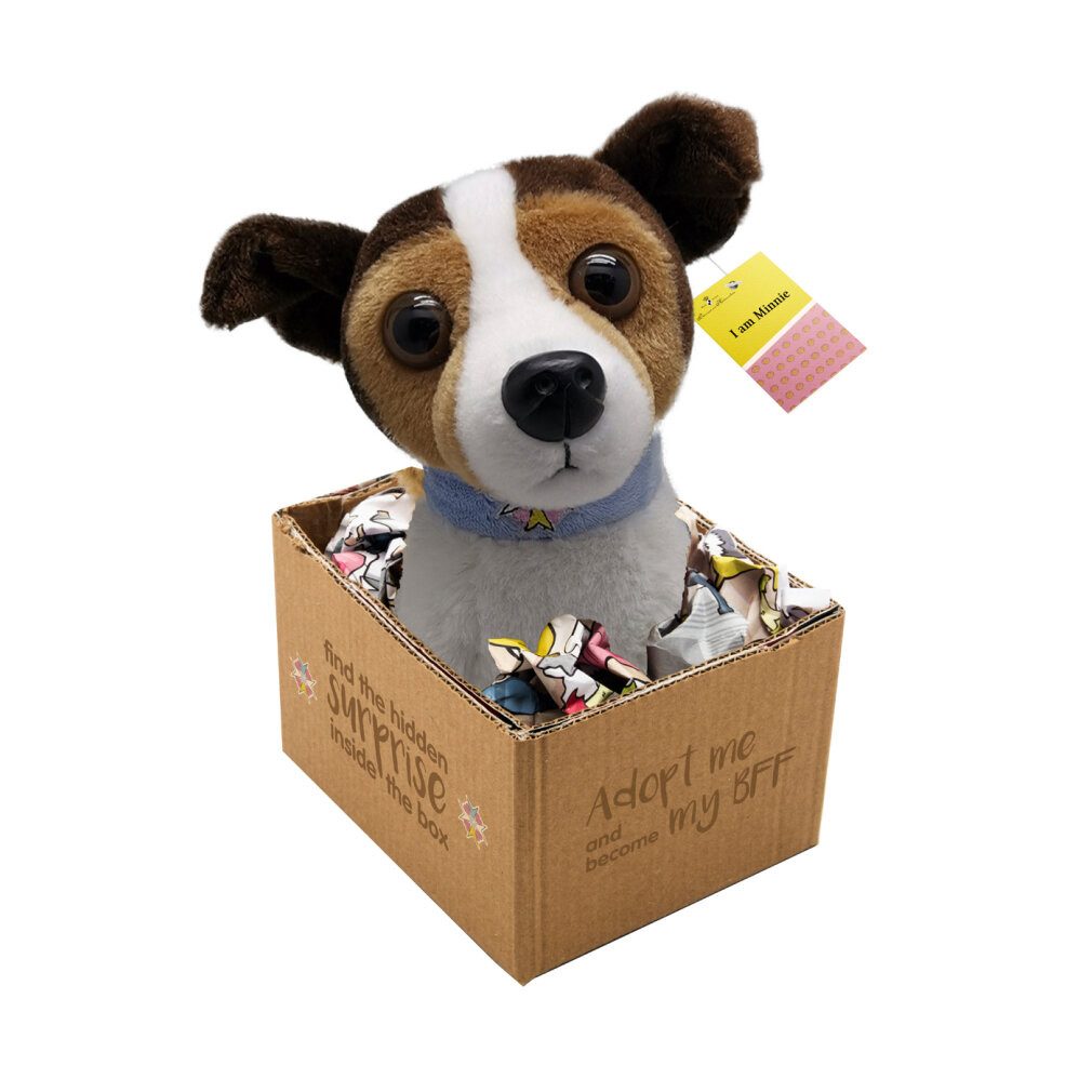 Joy Toy Spielfigur Minnie - adopt me Plüsch Tier Hund