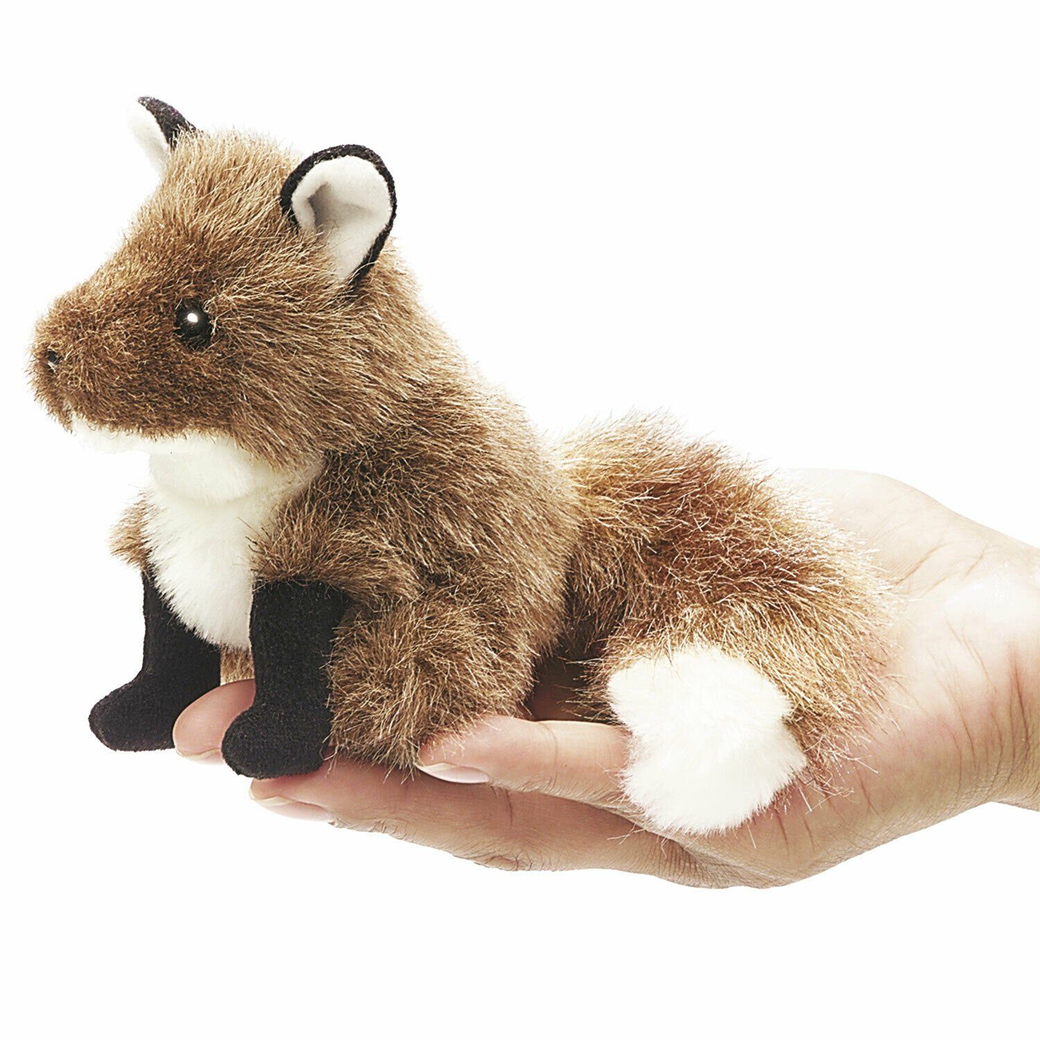 Folkmanis Handpuppen Fingerpuppe Folkmanis Fingerpuppe mini Fuchs 2644 (Packung)