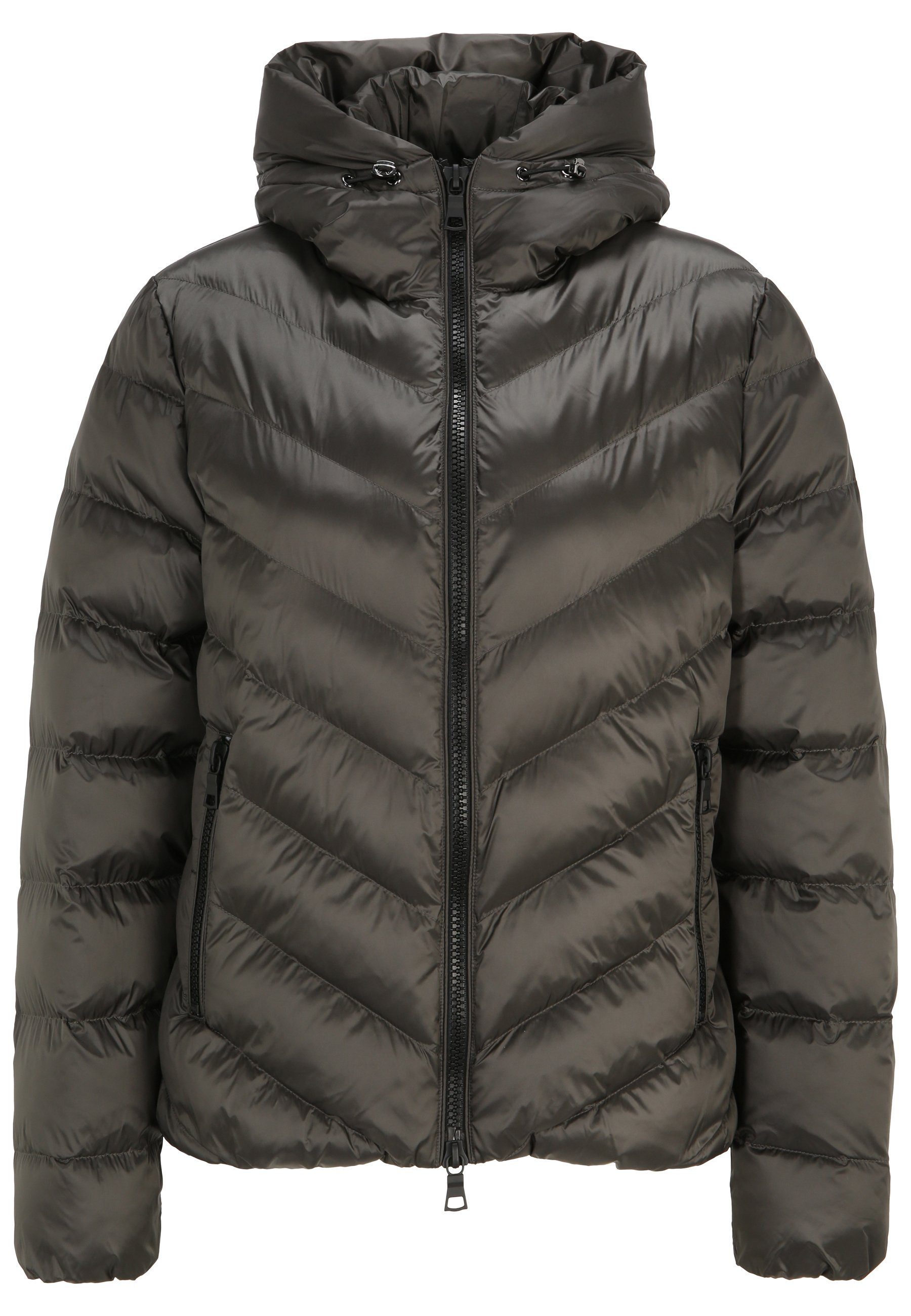 No.1 COMO mit Design modernem Liv dunkelgrau Steppjacke