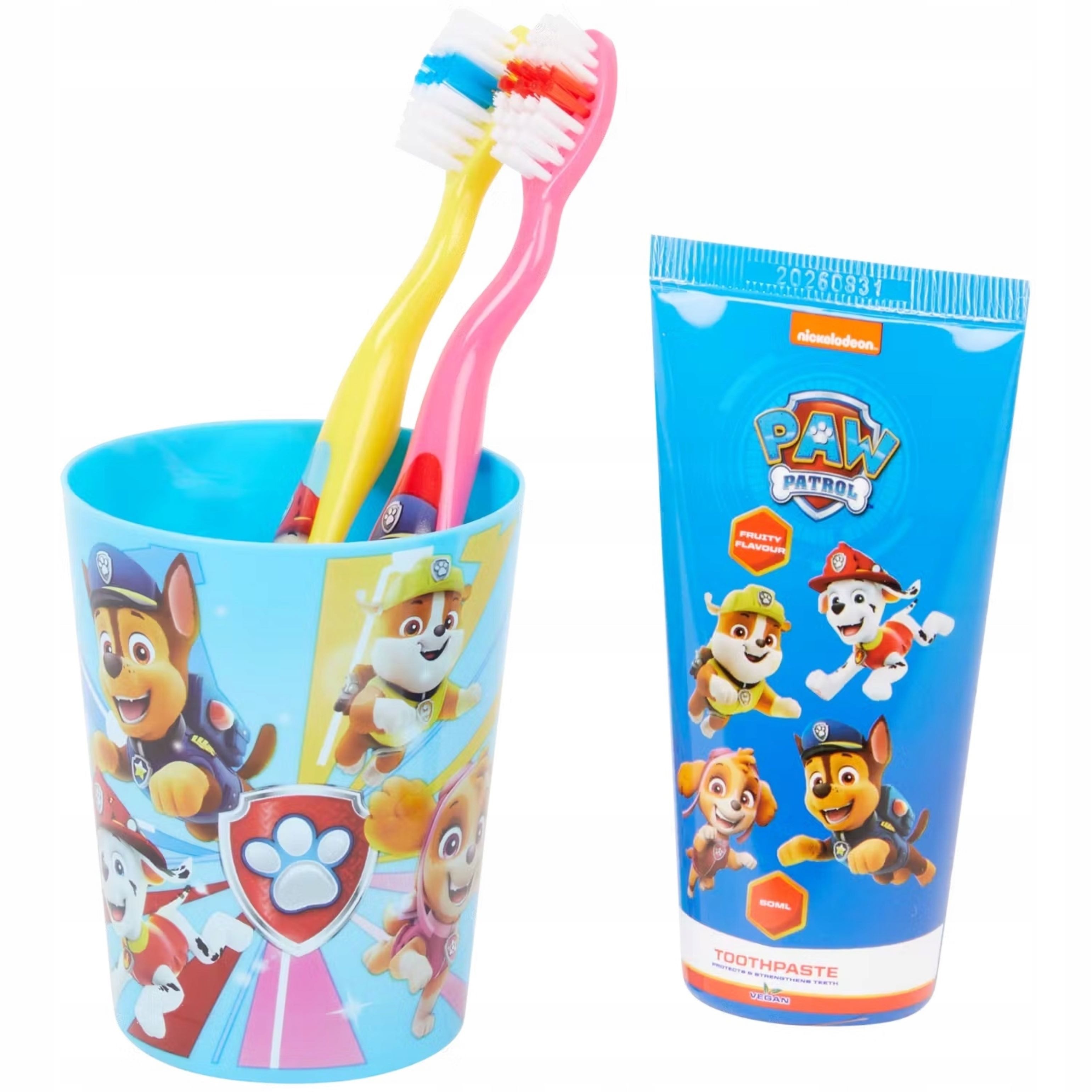 Karsten International Zahnbürste Paw Patrol Zahnpflege-Set: 2 Зубні щітки, Becher & Zahnpasta !