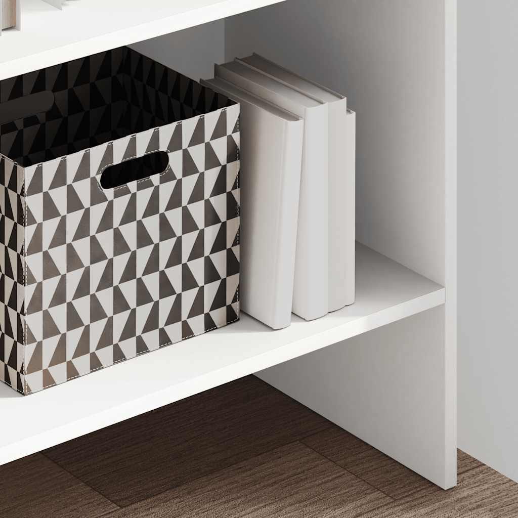 vidaXL Bücherregal Bücherregal Weiß 60x35x180 cm Holzwerkstoff, 1-tlg. günstig online kaufen